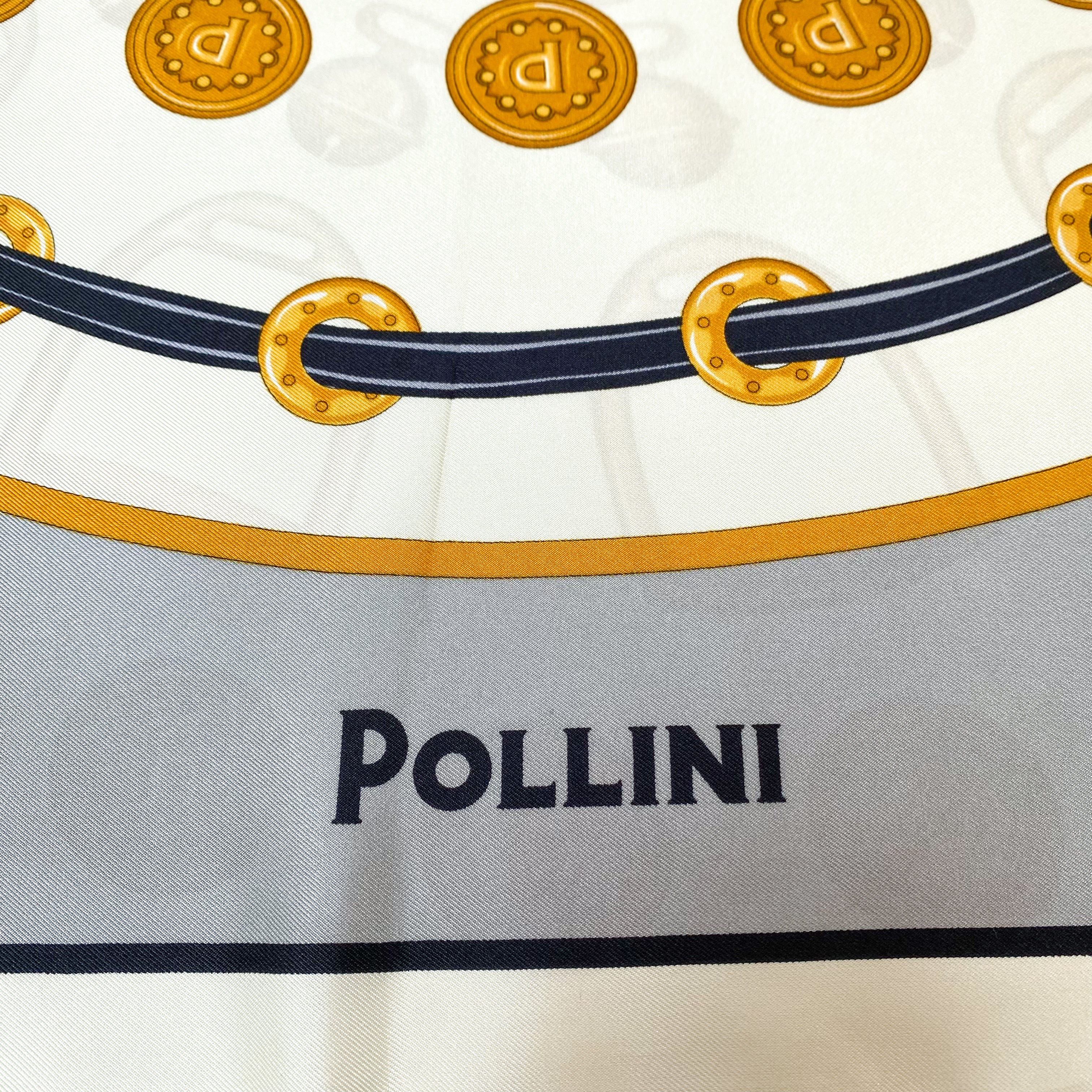 Immaculate Pollini Designer Silk Scarf