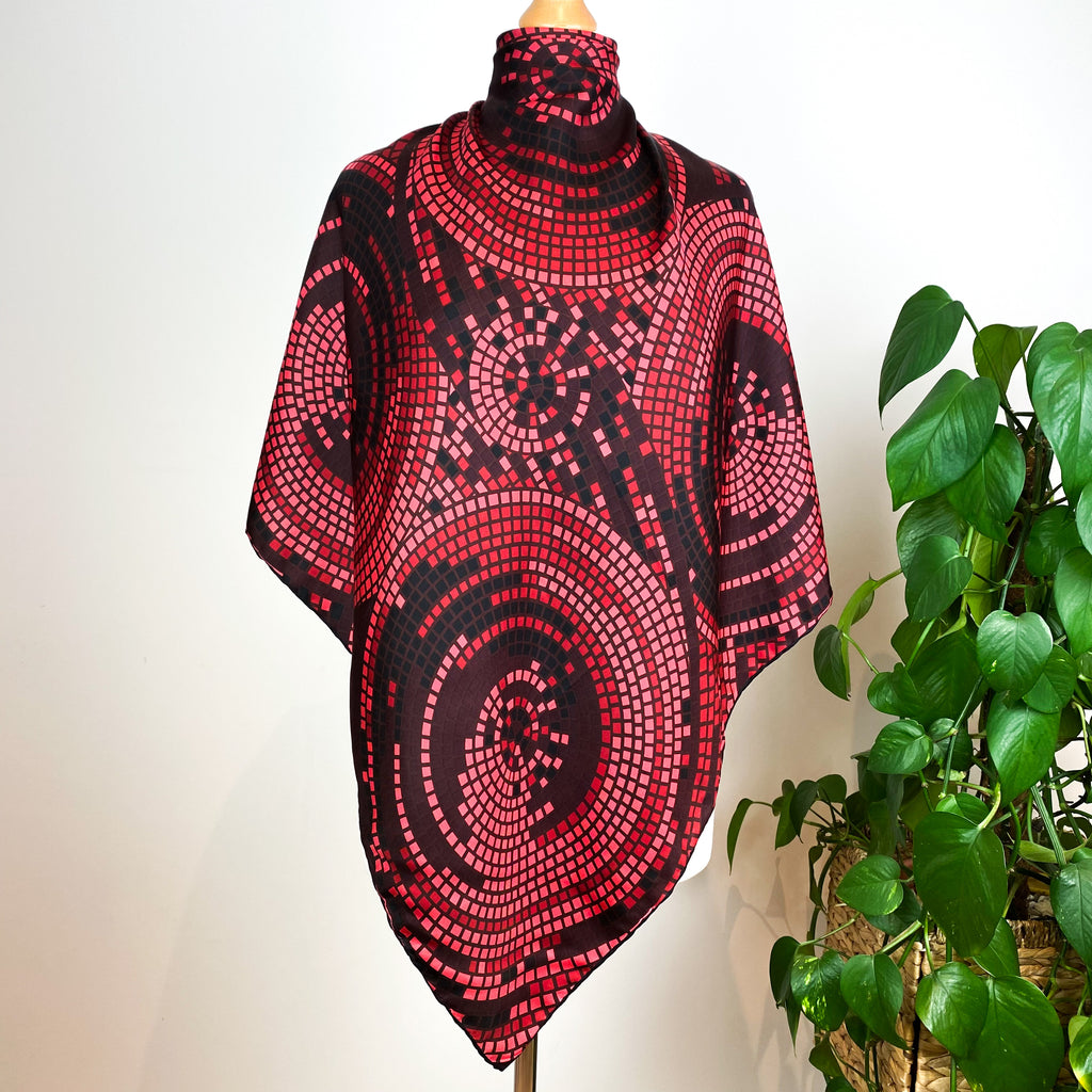 1970’s Richard Allan Vintage Silk Scarf