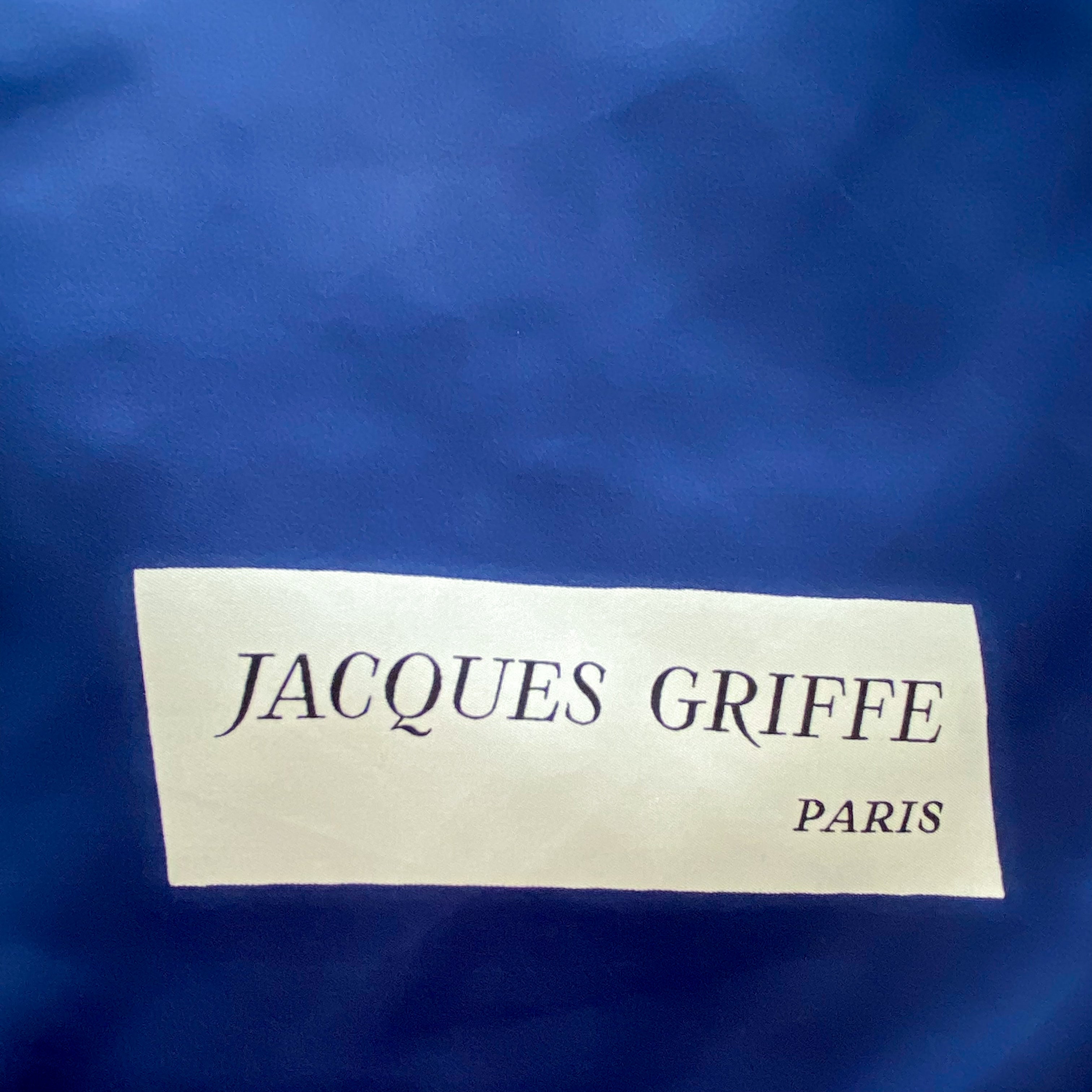 70’s Jacques Griffe Abstract Silk Scarf