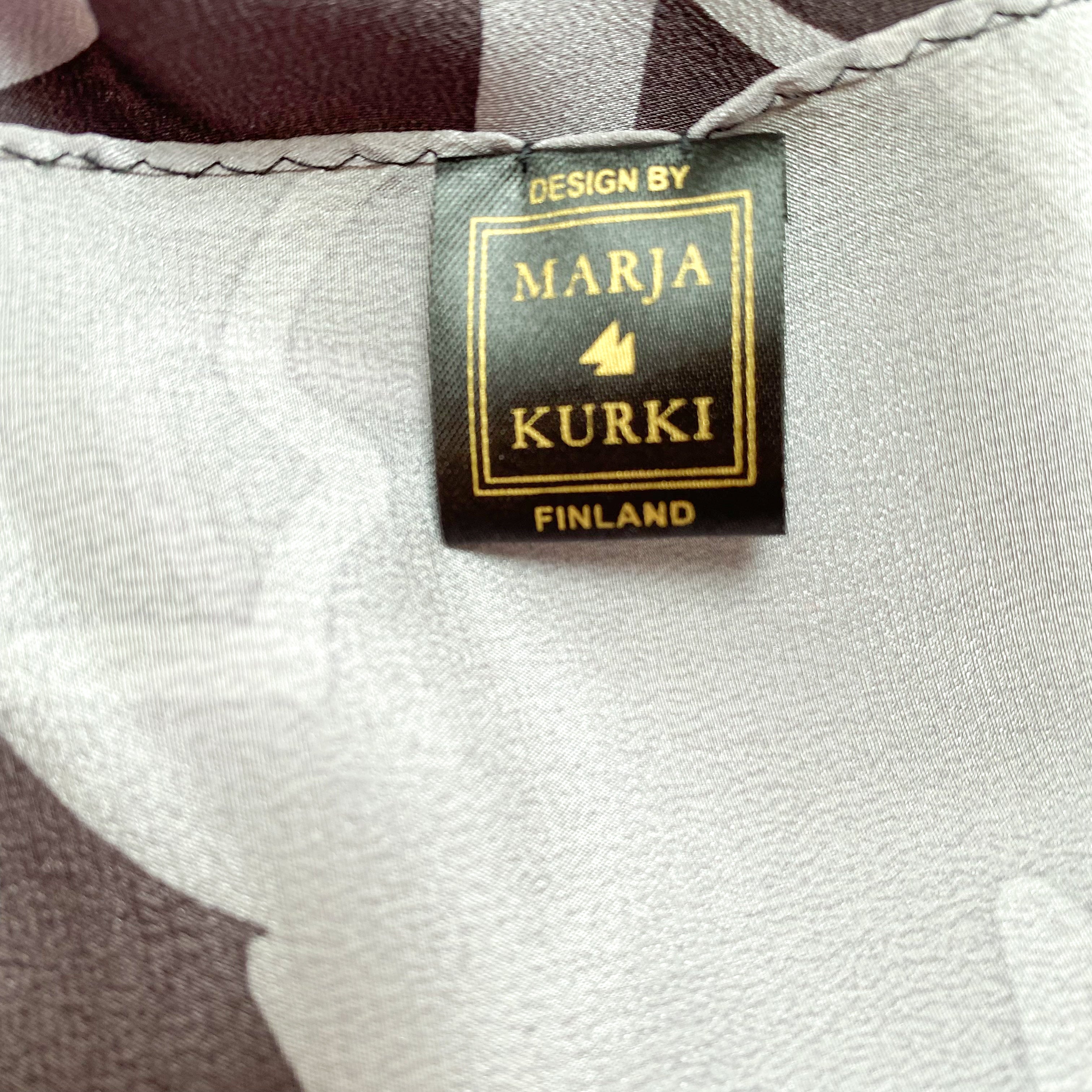 Long Marja Kurki Silk Scarf