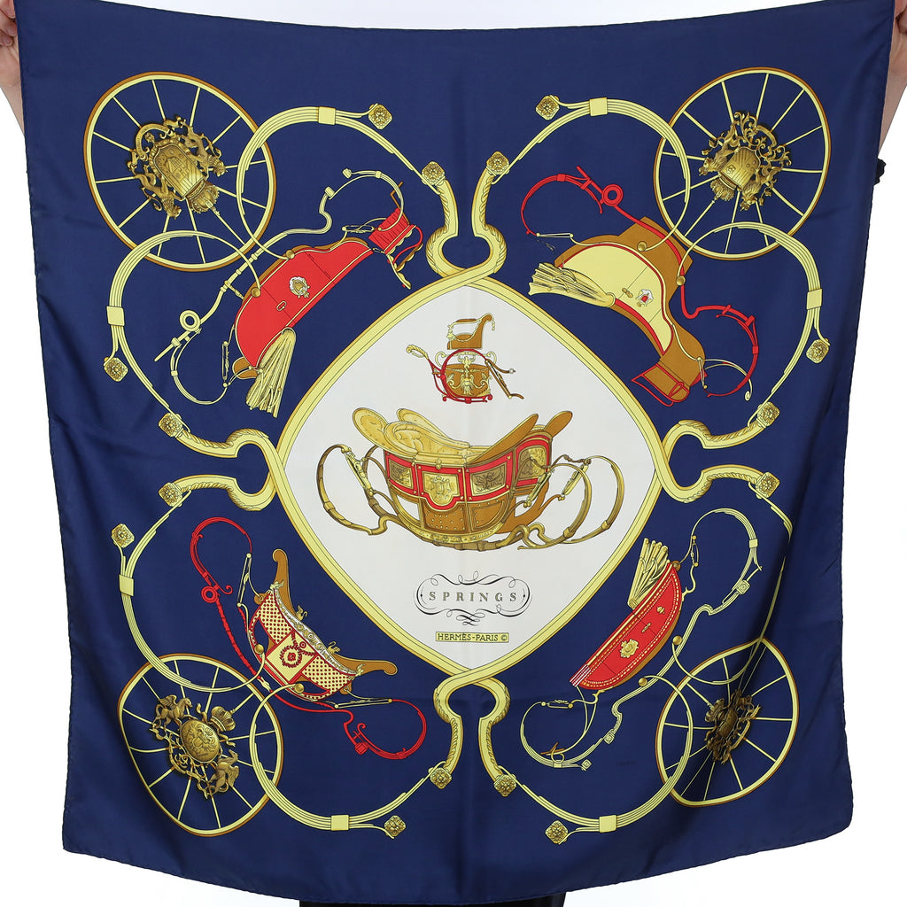 Hermès Springs Silk Scarf