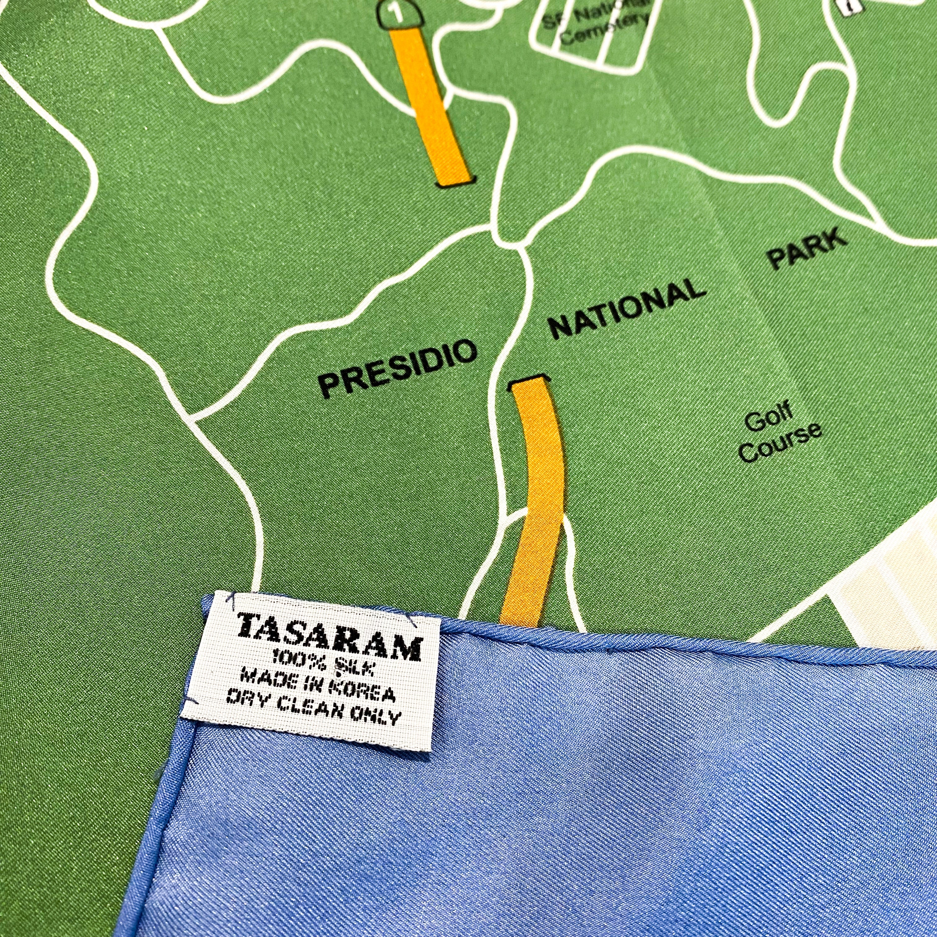 Brand New Map of San Francisco Silk Scarf