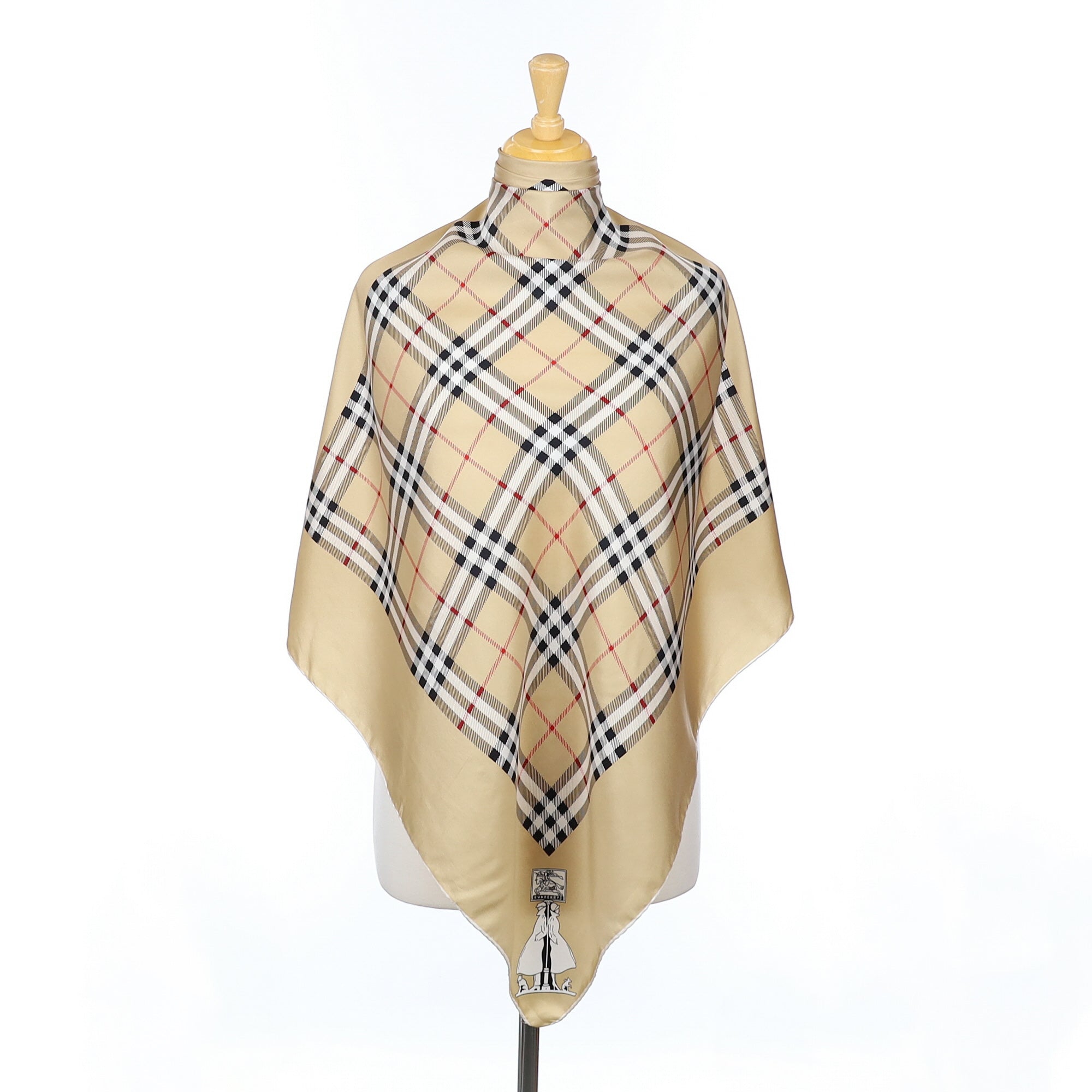 Burberry’s Classic Check Vintage Silk Scarf