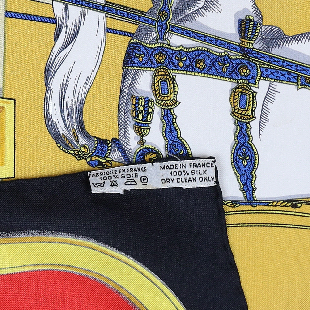 Pristine Hermès Grand Apparat Silk Scarf