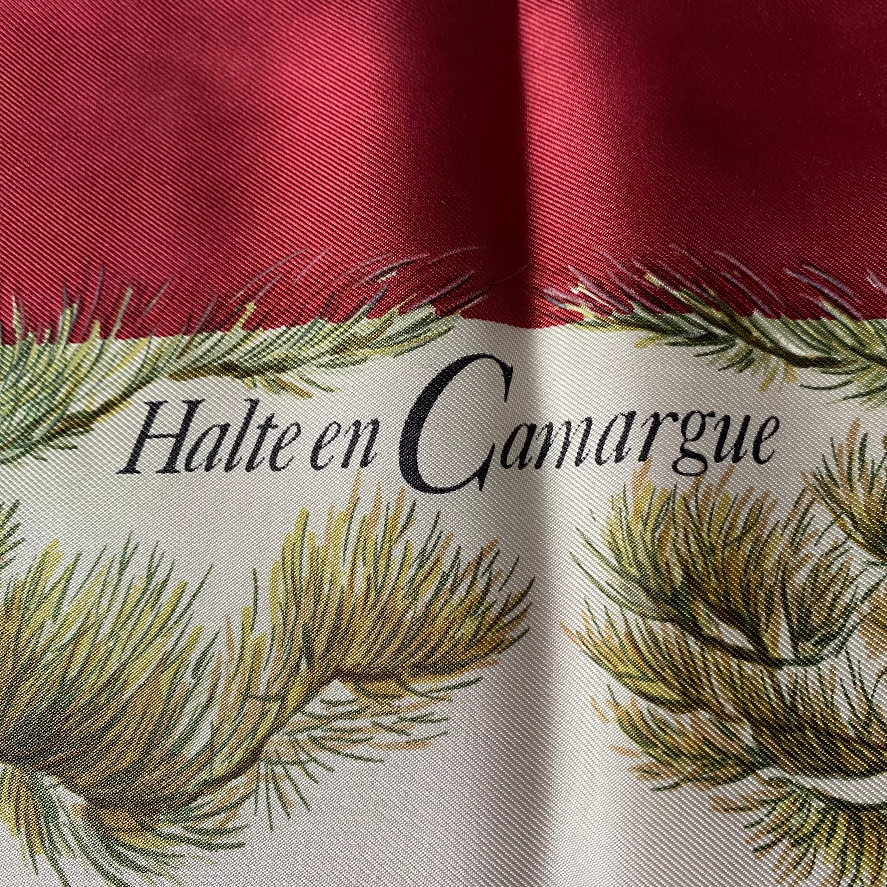 Hermès Halte en Camargue Silk Scarf
