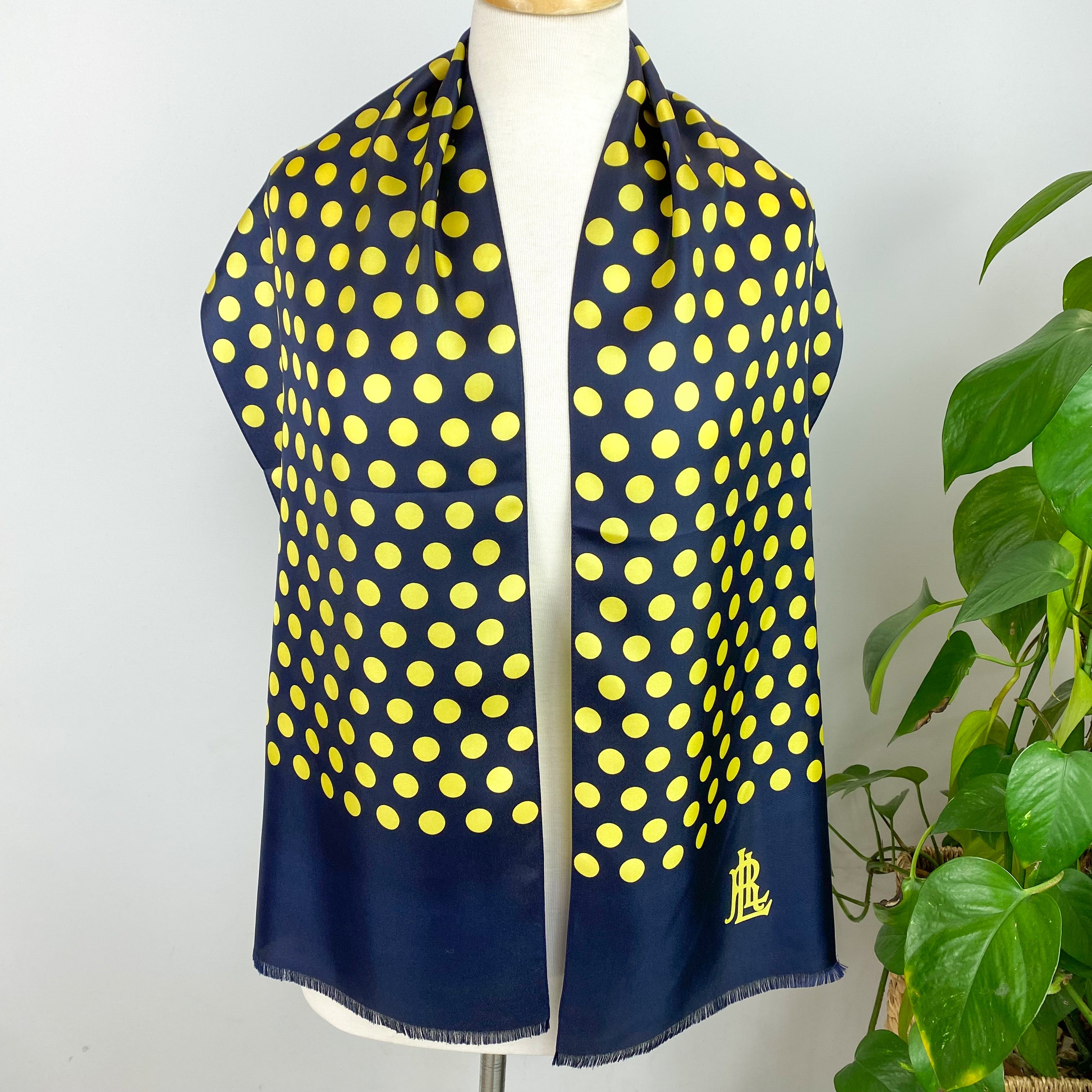Ralph Lauren Spotty Silk Scarf