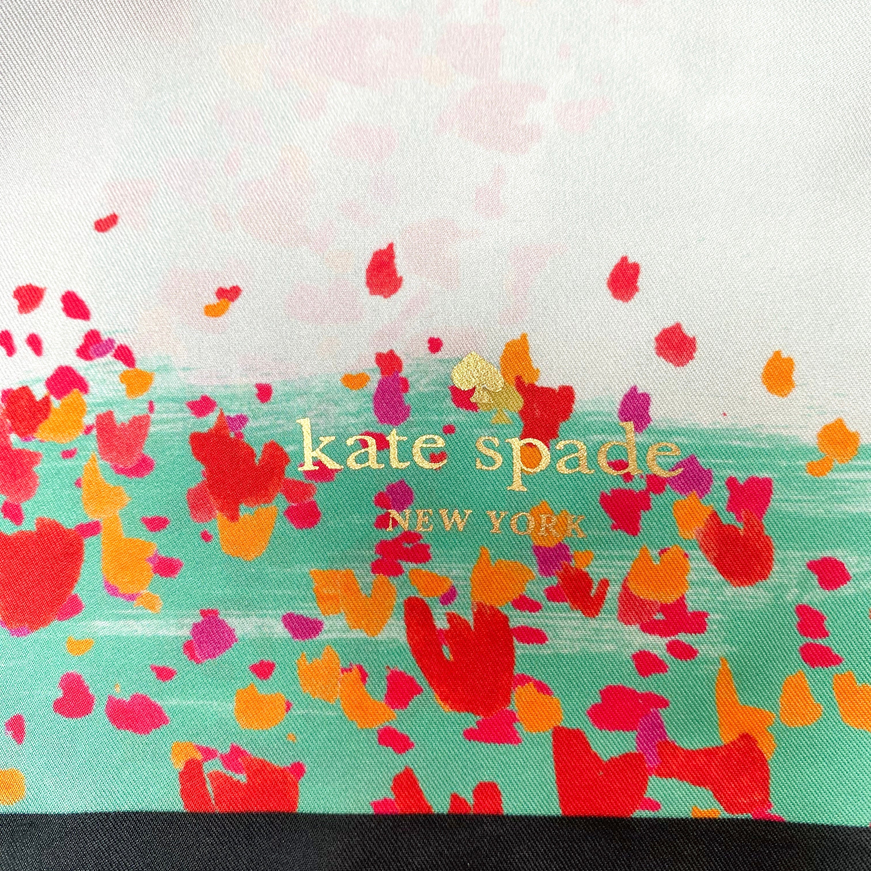 Immaculate Kate Spade Silk Scarf