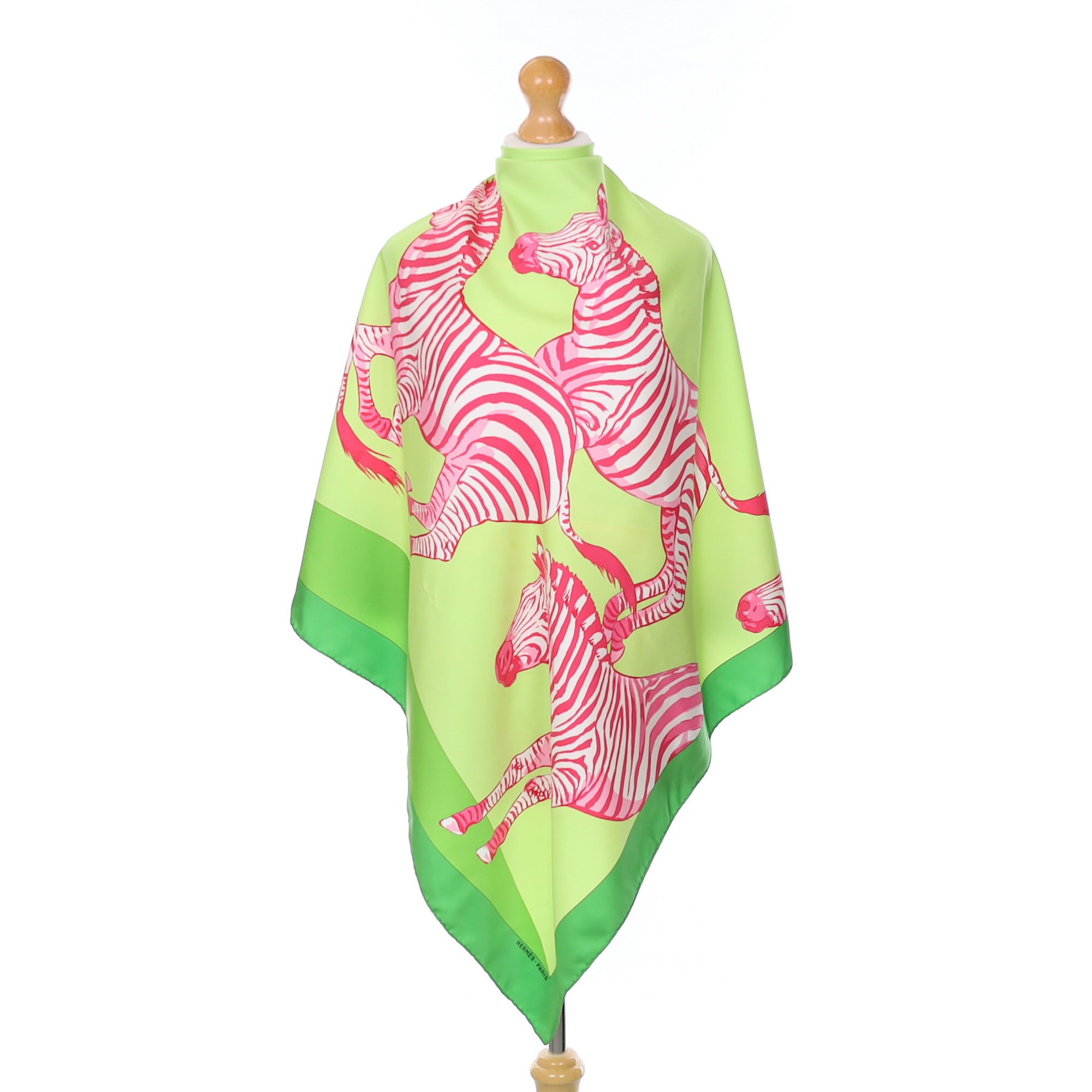 Hermès Les Zèbres Silk Scarf