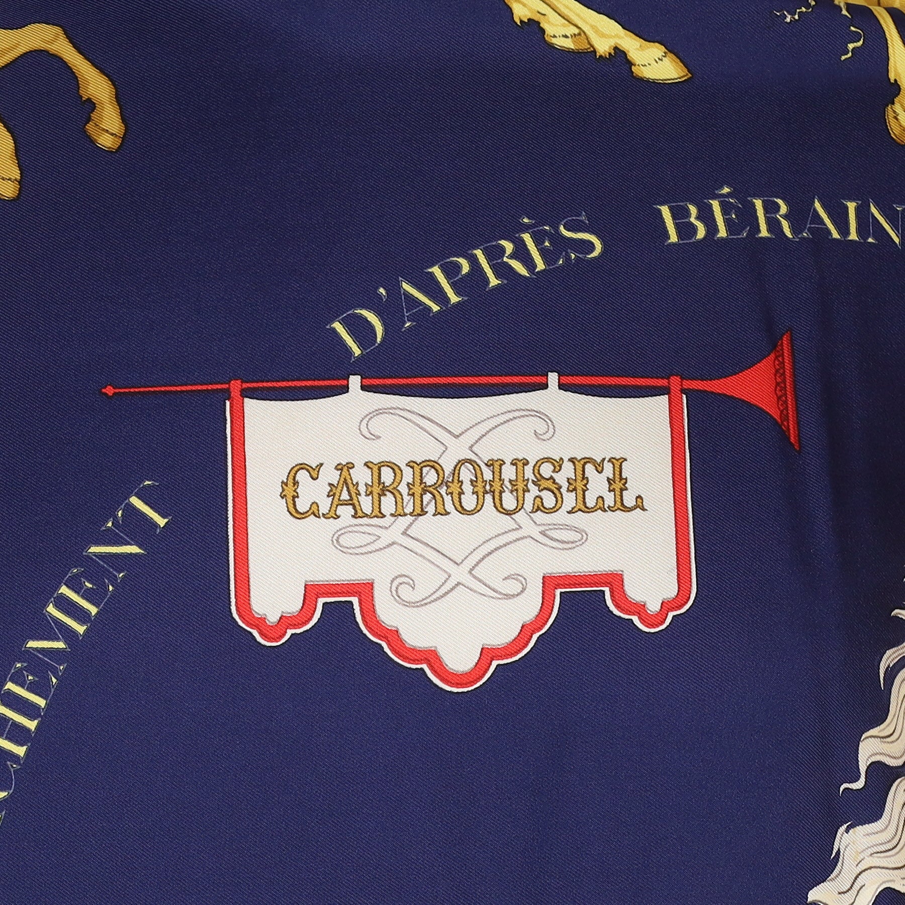 Hermès Carrousel Silk Scarf