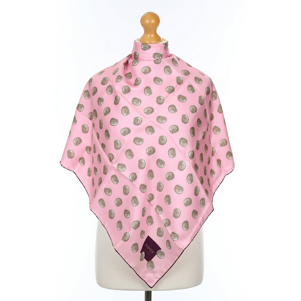 Brand New Boxed Asprey Silk Scarf