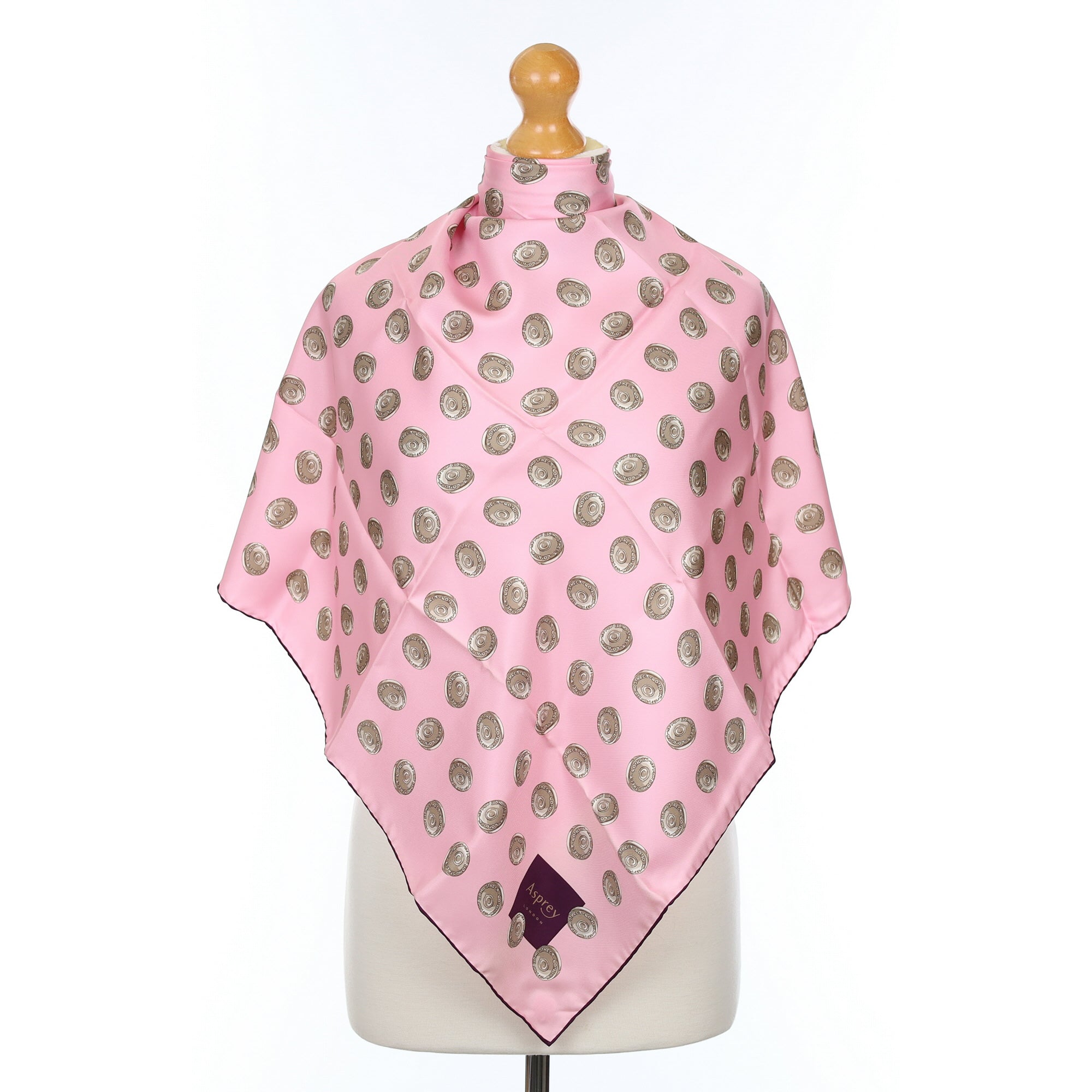 Brand New Boxed Asprey Silk Scarf