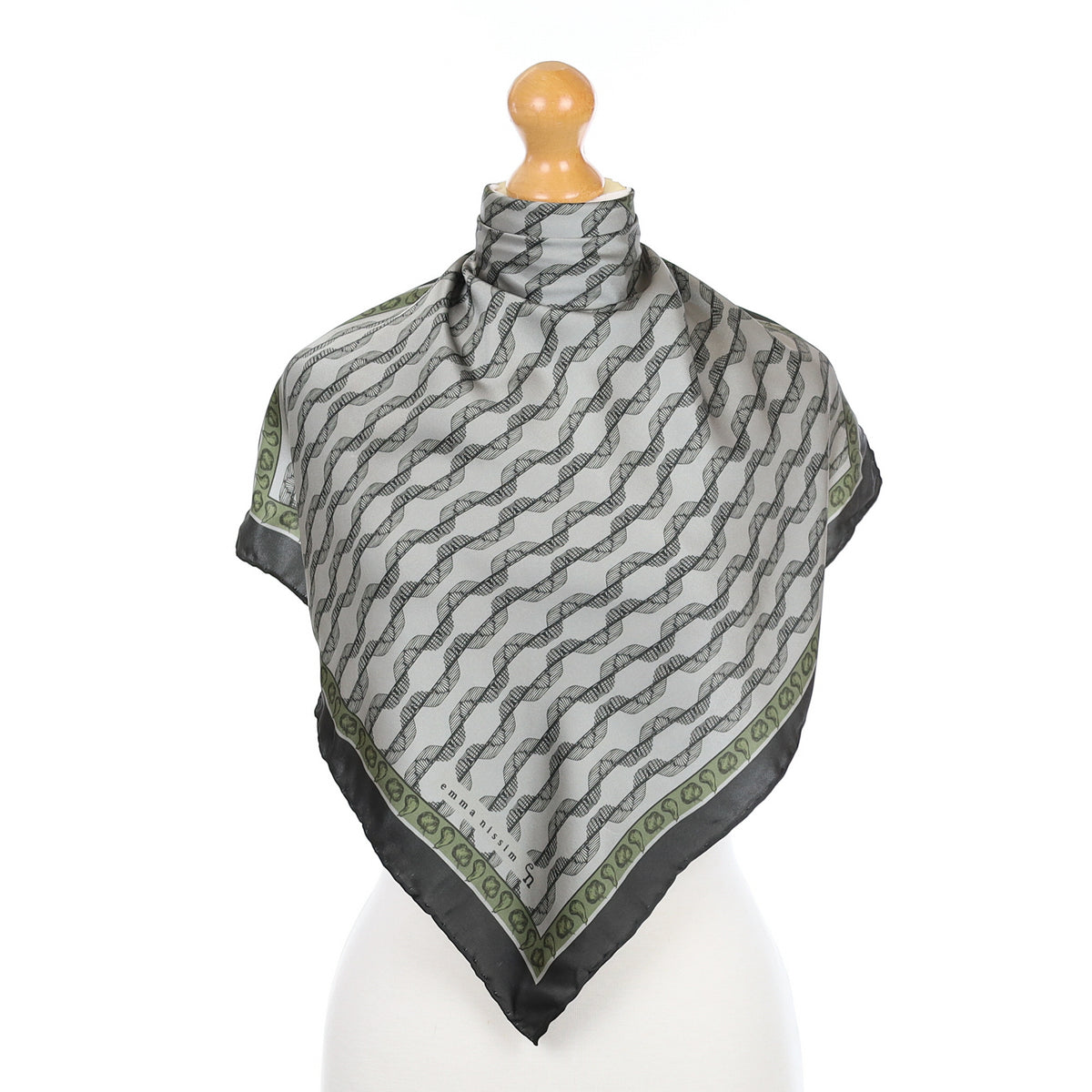 Brand New Boxed Emma Nissim Silk Scarf