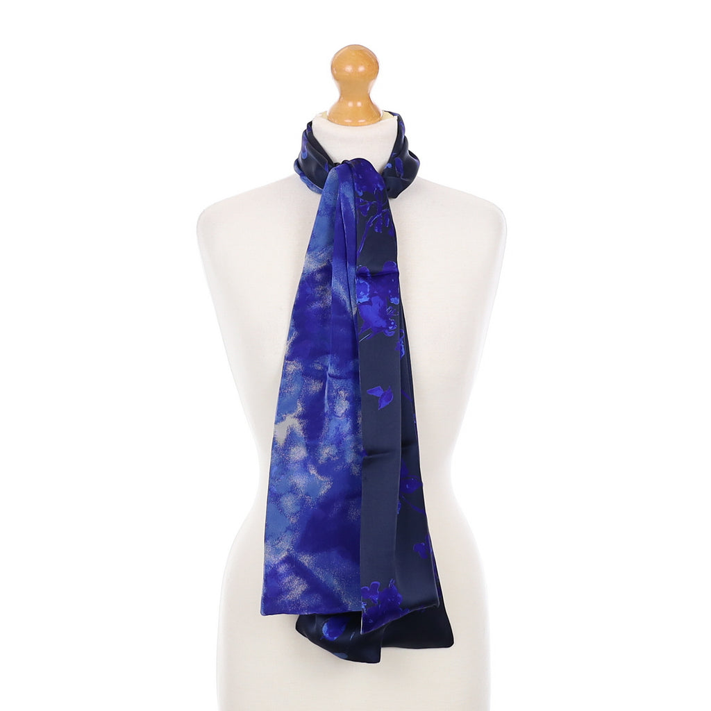 Brand New Cornelia James Reversible Silk Scarf