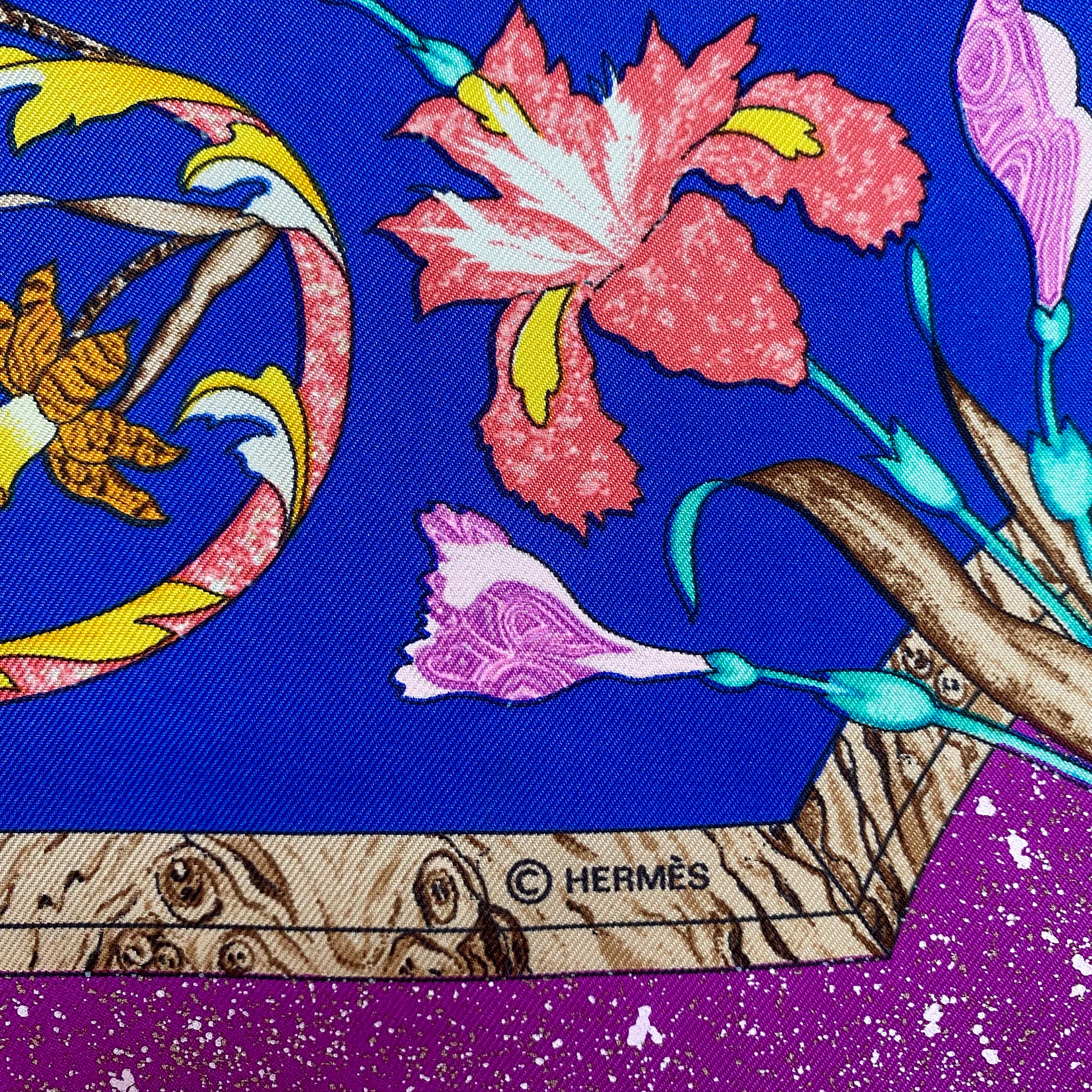 Boxed Hermès Pierres d’Orient Et d’Occident Silk Scarf