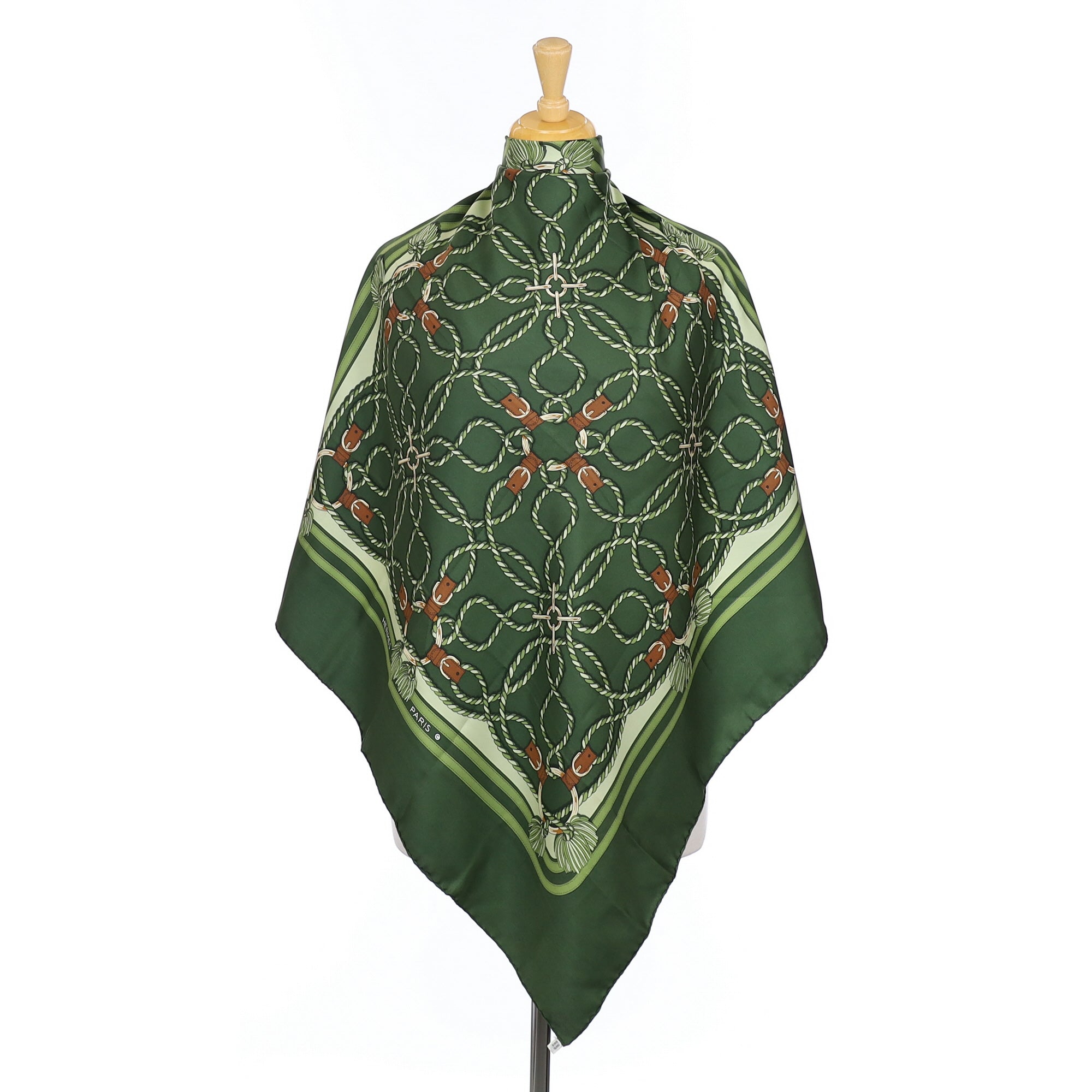 Hermès Tassels and Ropes Silk Scarf