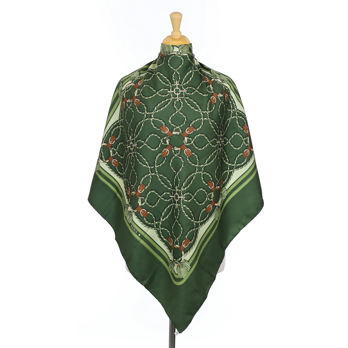 Hermès Tassels and Ropes Silk Scarf