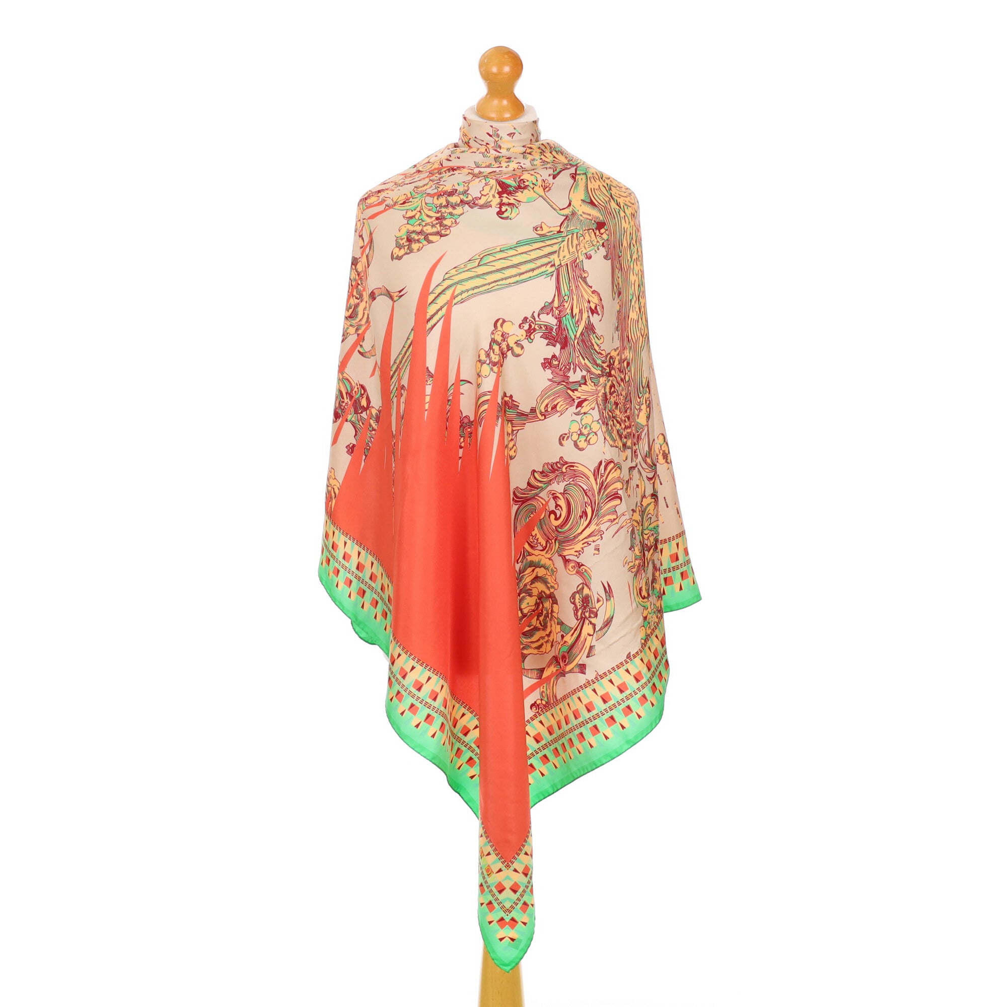 Immaculate Matthew Williamson Abstract Silk Scarf