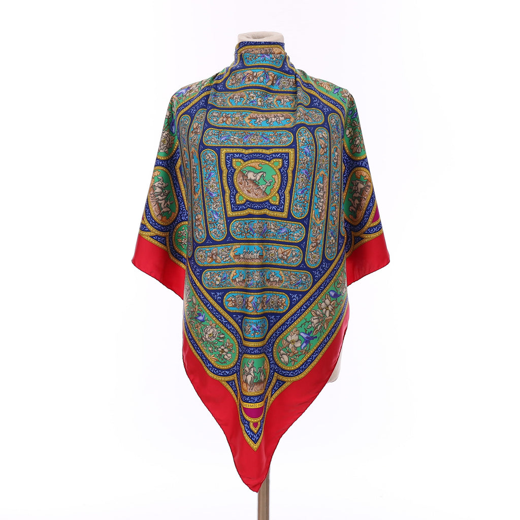 Hermès Qalamdan Silk Scarf Quite Rare