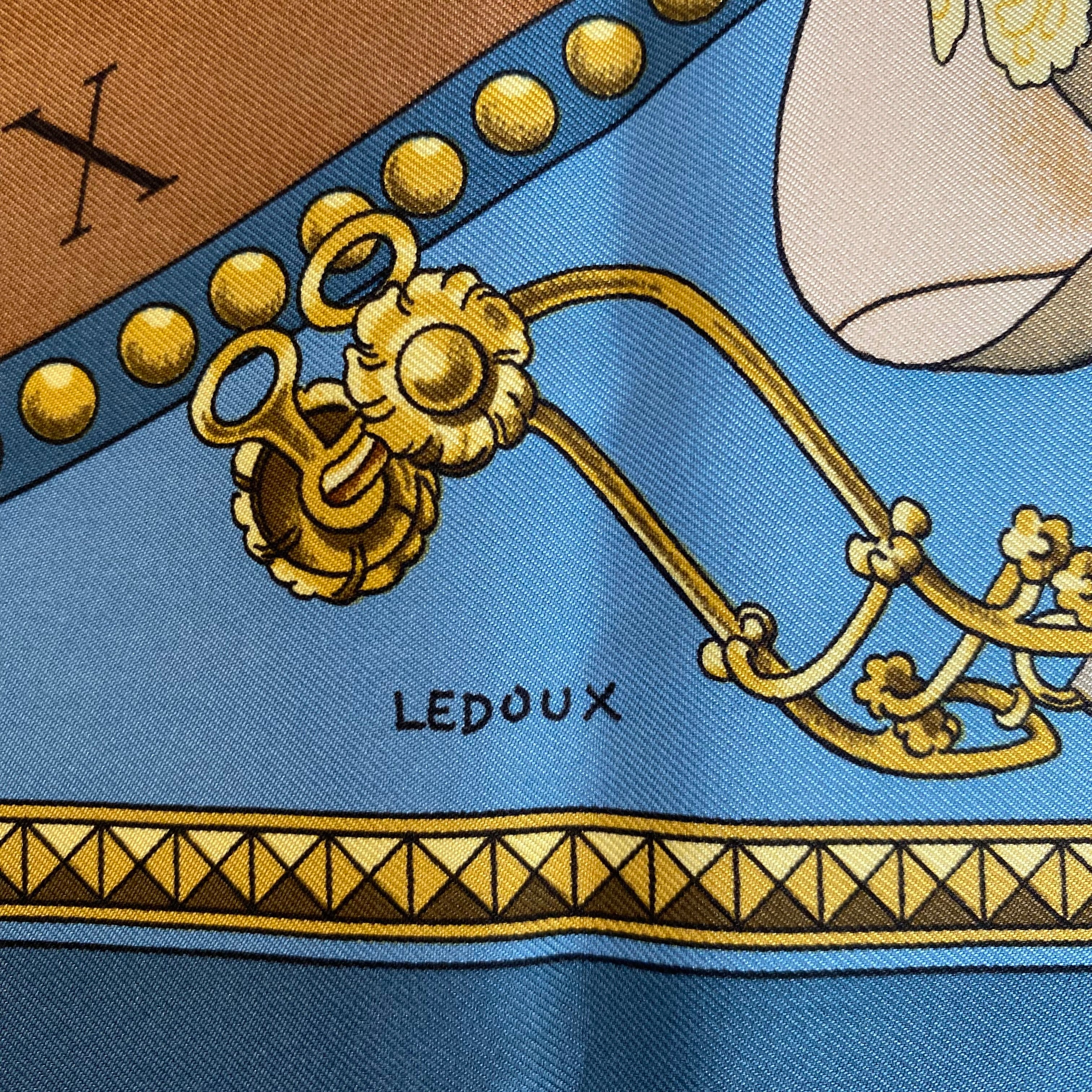 Pristine Boxed Hermès Presentation de Chevaux Silk Scarf