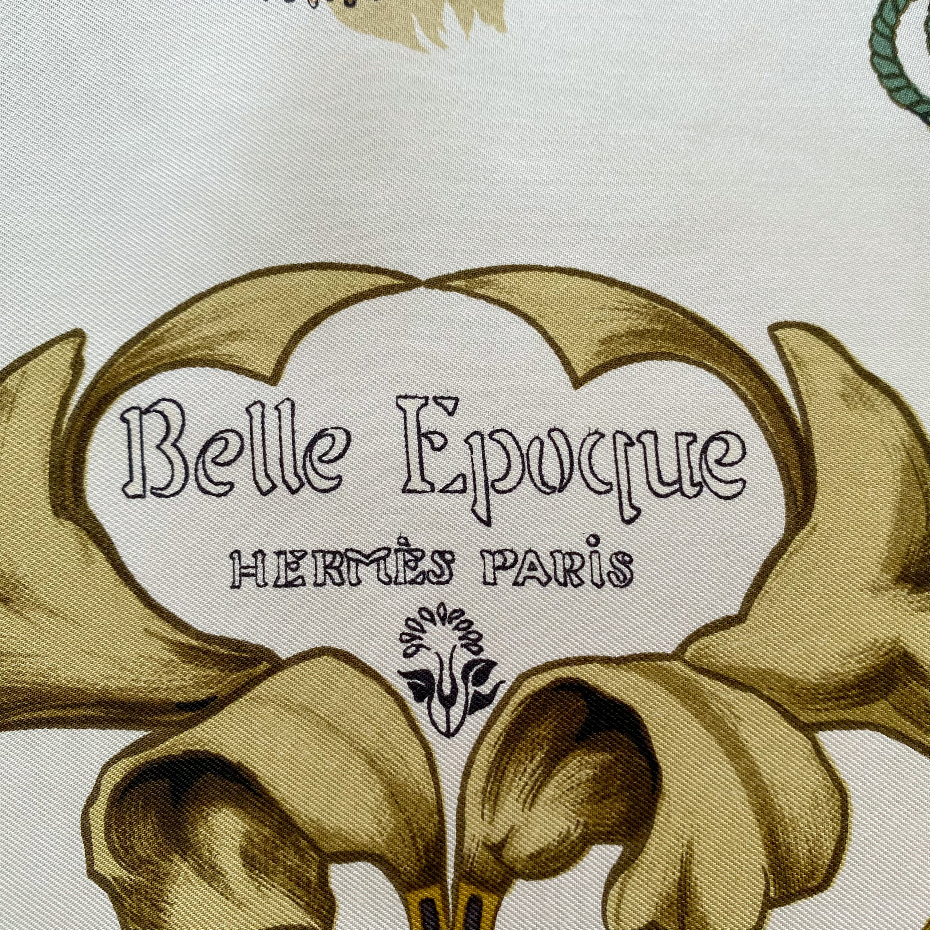 Boxed Hermès Belle Epoque 1967 Silk Scarf