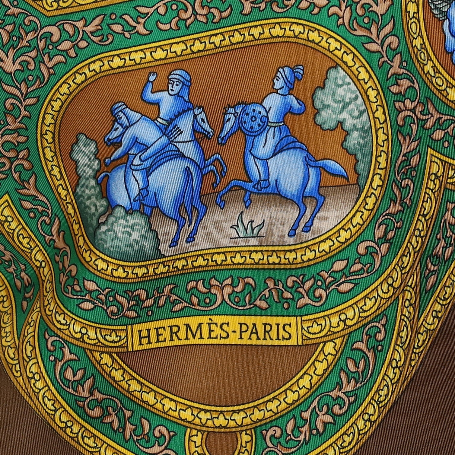 Hermès Qalamdan Silk Scarf