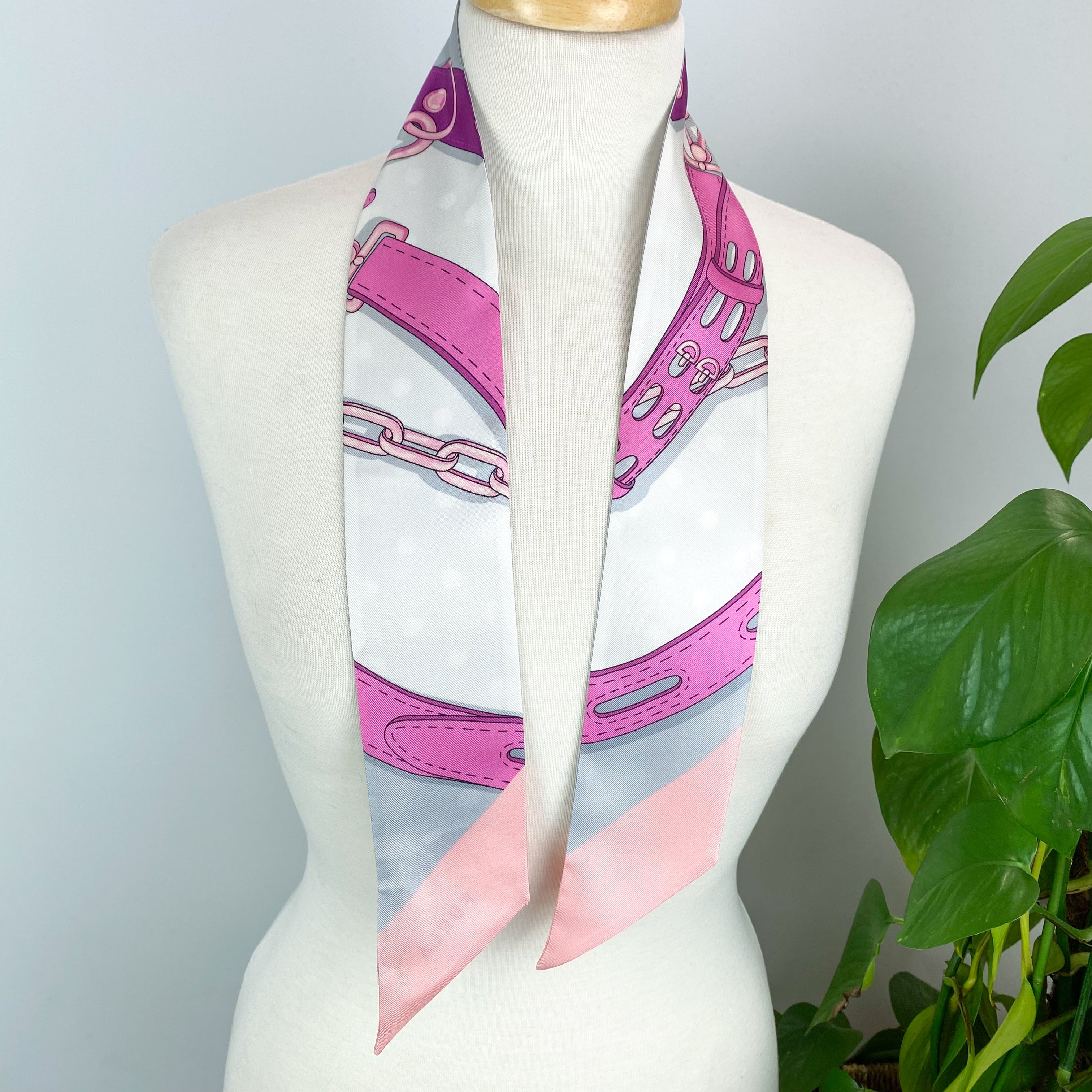 Furla Twilly Tie Silk Scarf
