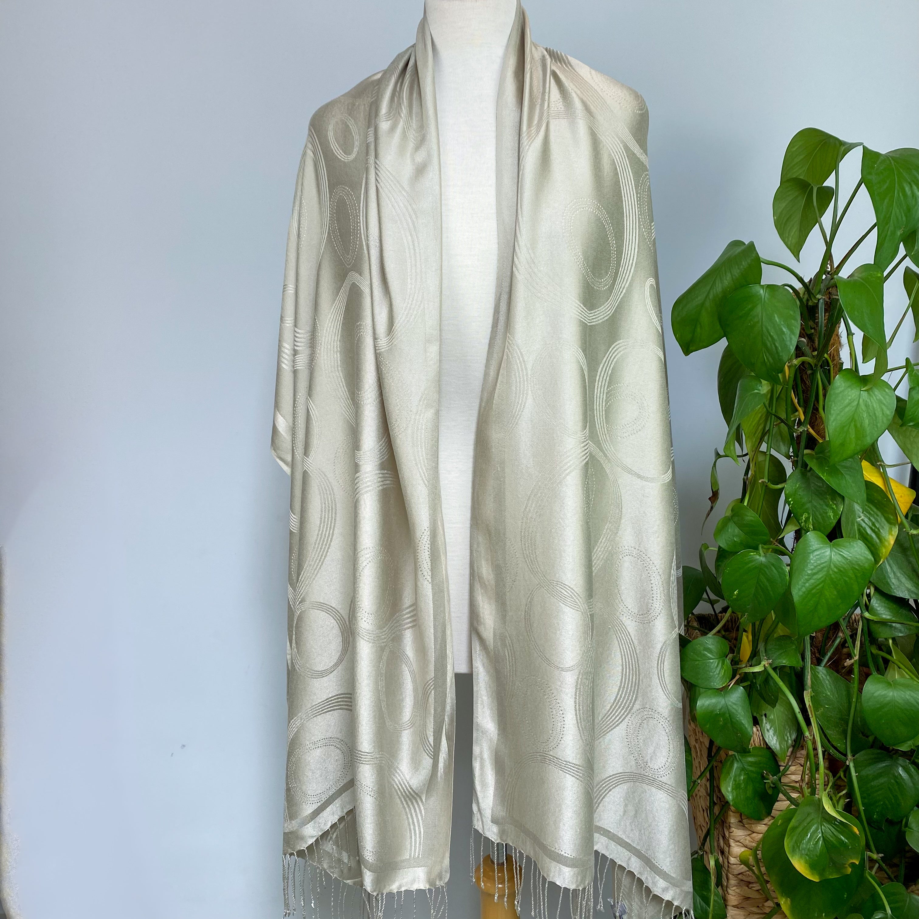 New Oroton Wrap Style Silk Scarf