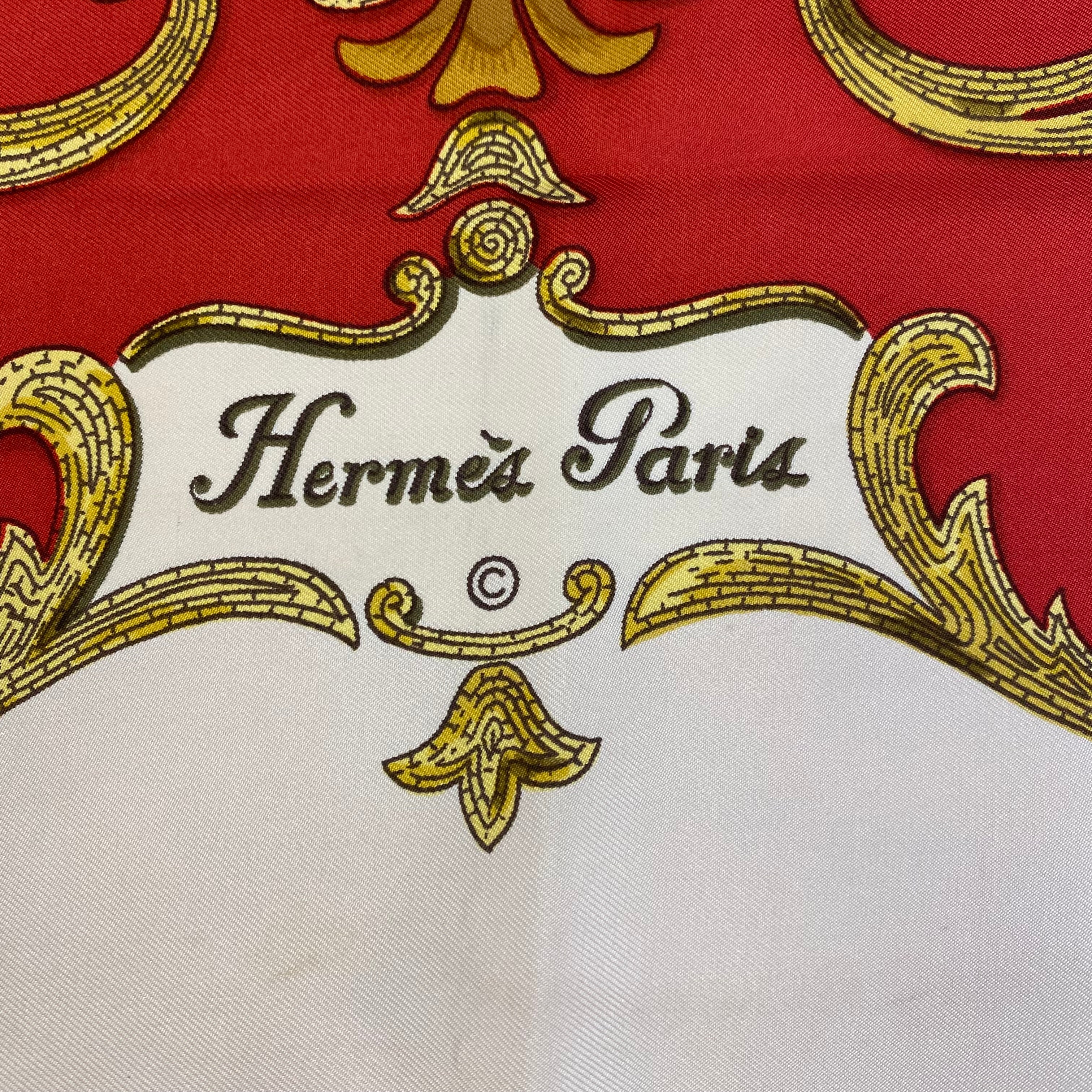 Hermès Cheval Turc Silk Scarf