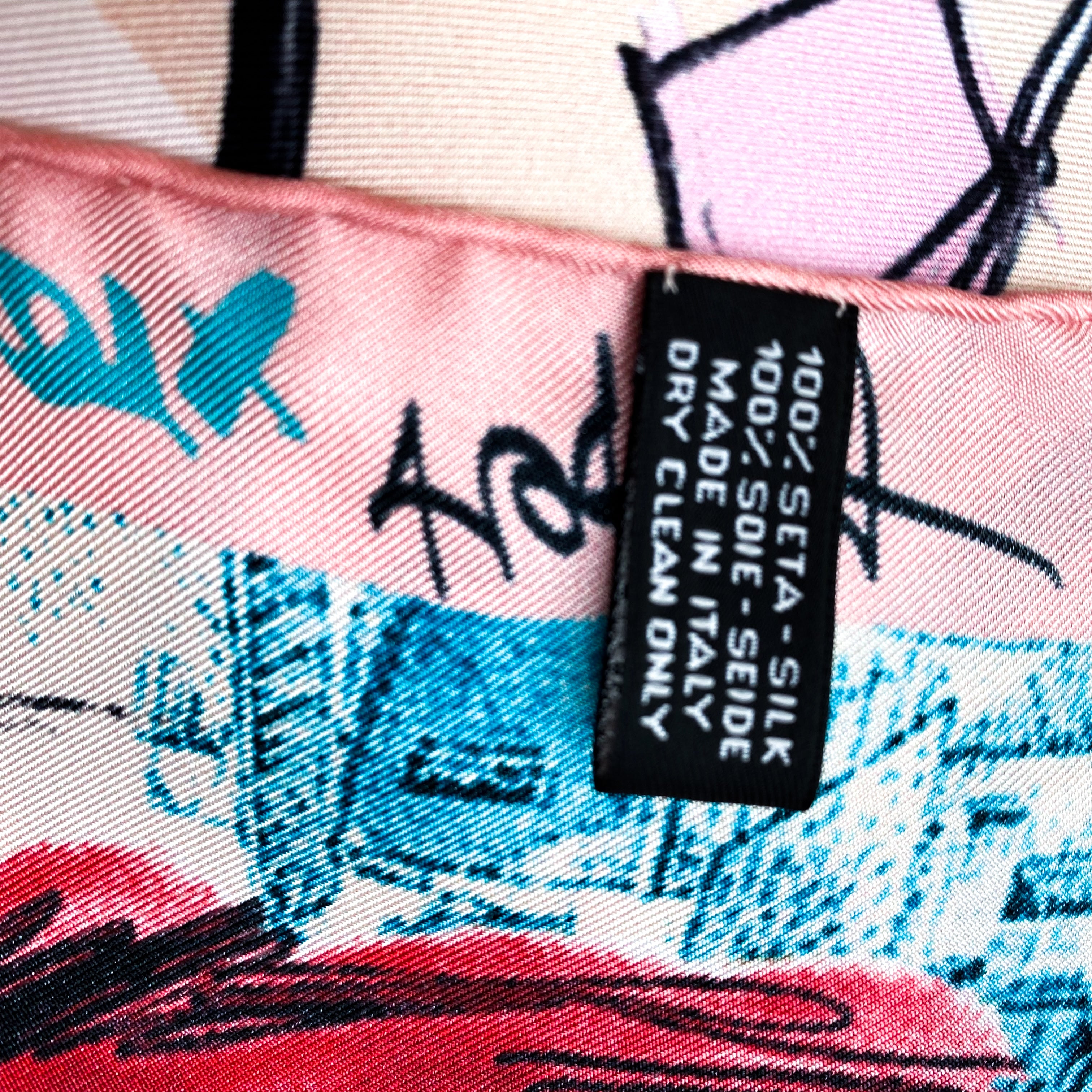 Immaculate Christian Lacroix Designer Silk Scarf