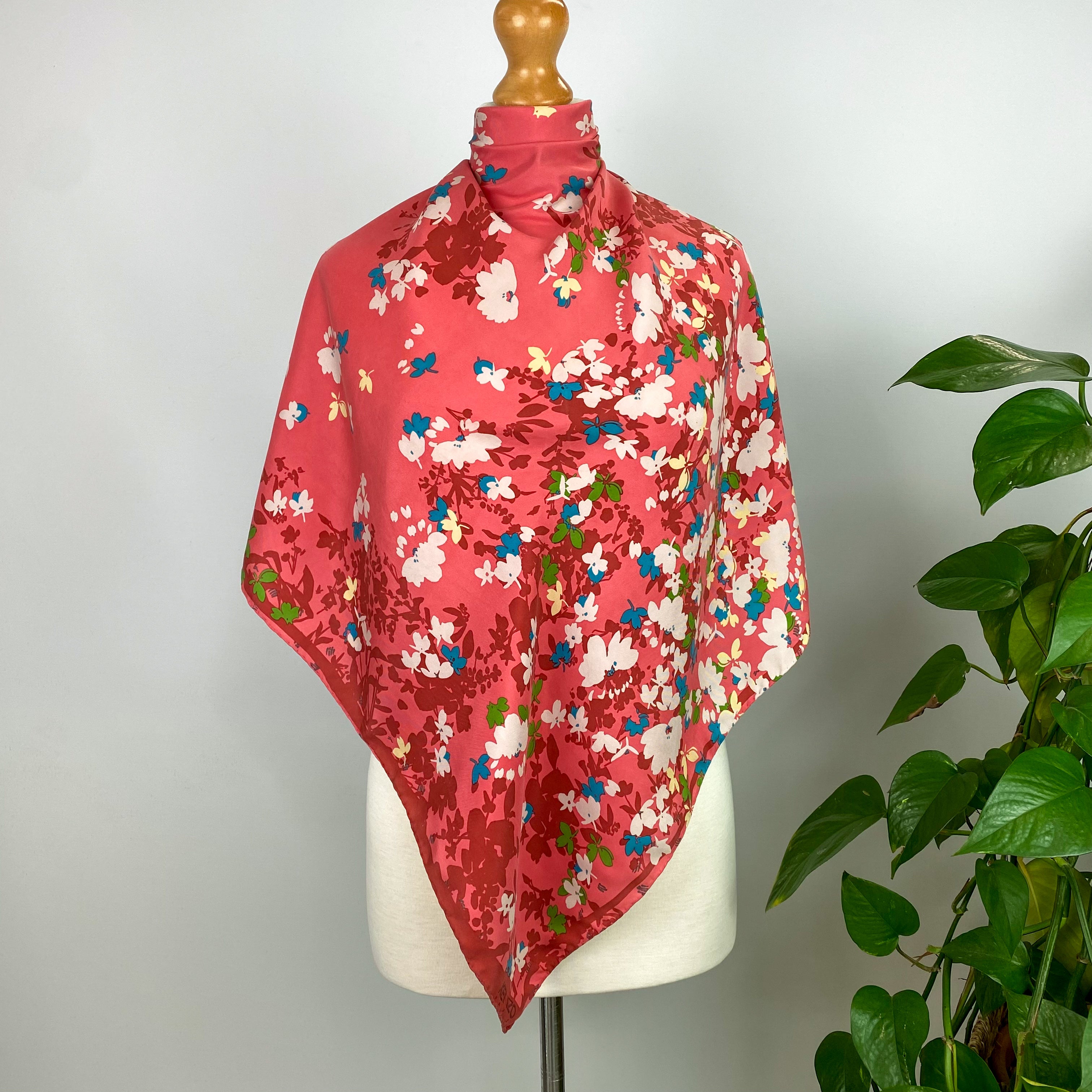 Kenzo Floral Silk Scarf