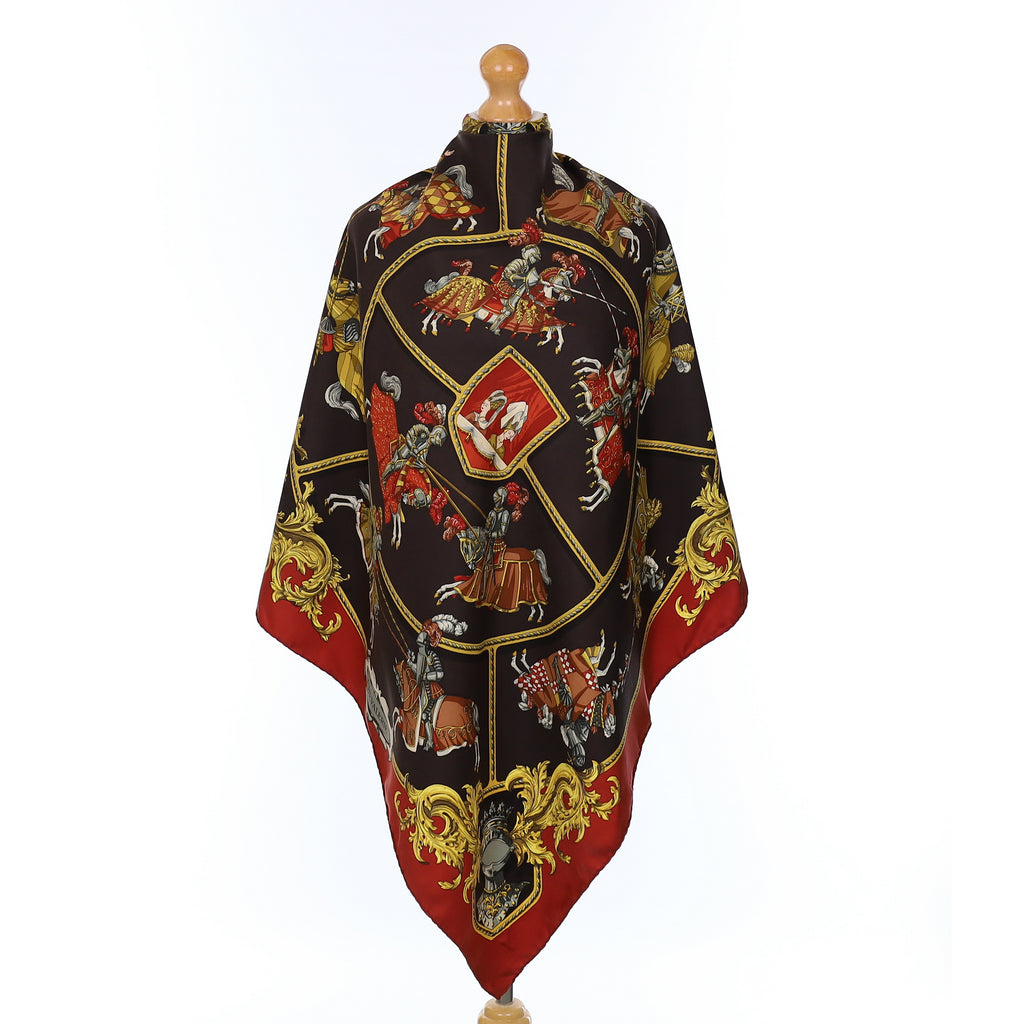 Hermès Chevalerie II Silk Scarf