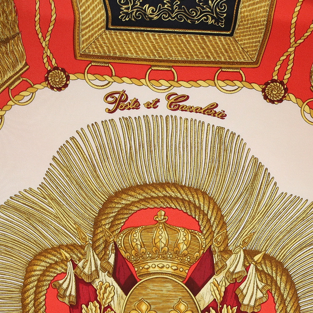 Hermès Poste Et Cavalerie Silk Scarf