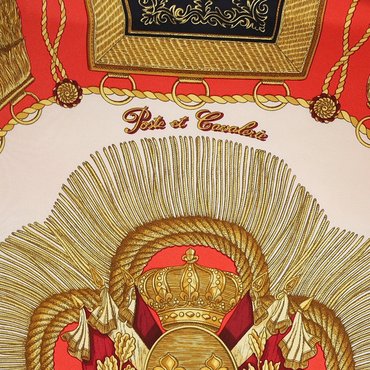 Hermès Poste Et Cavalerie Silk Scarf