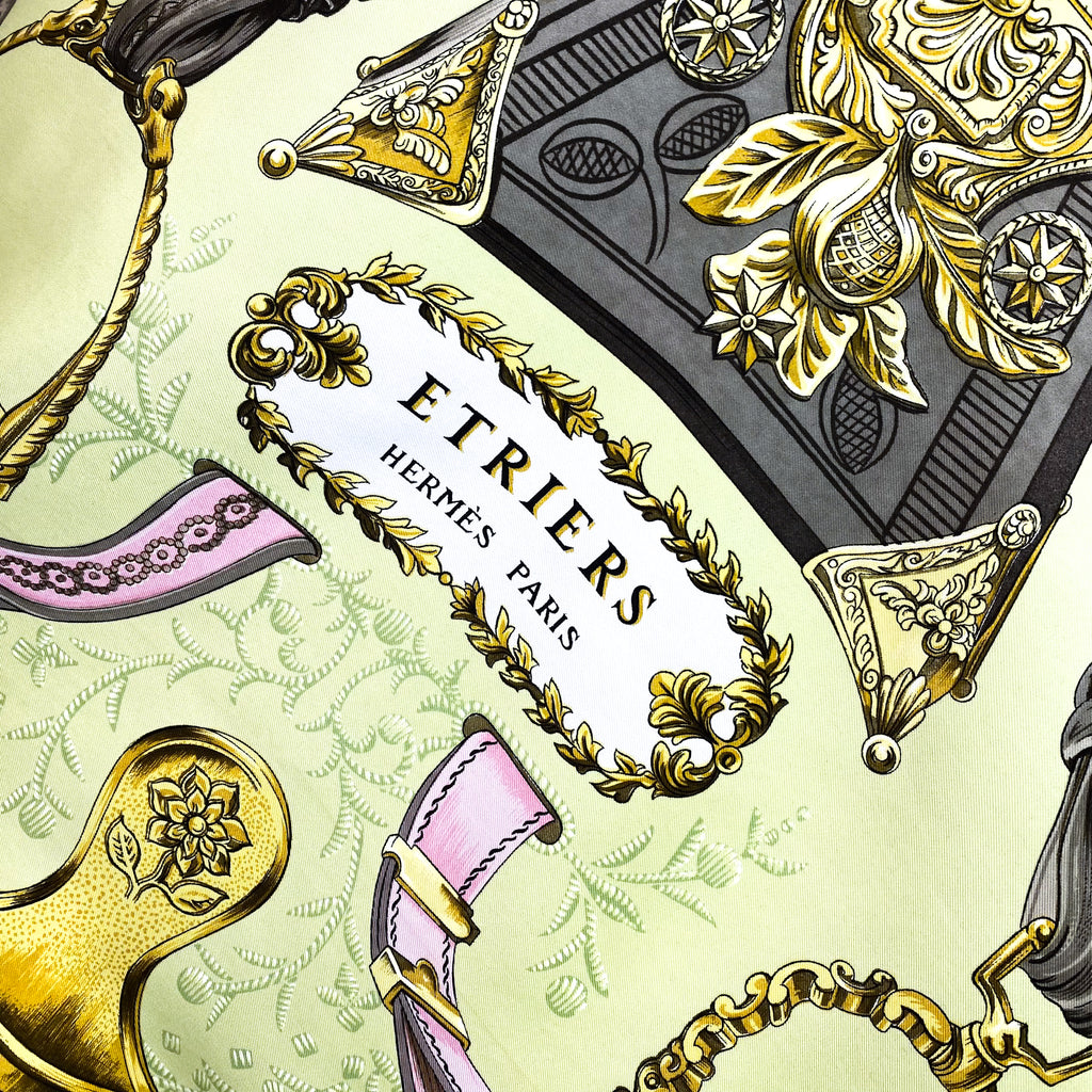 Boxed Hermes Etriers Silk Scarf