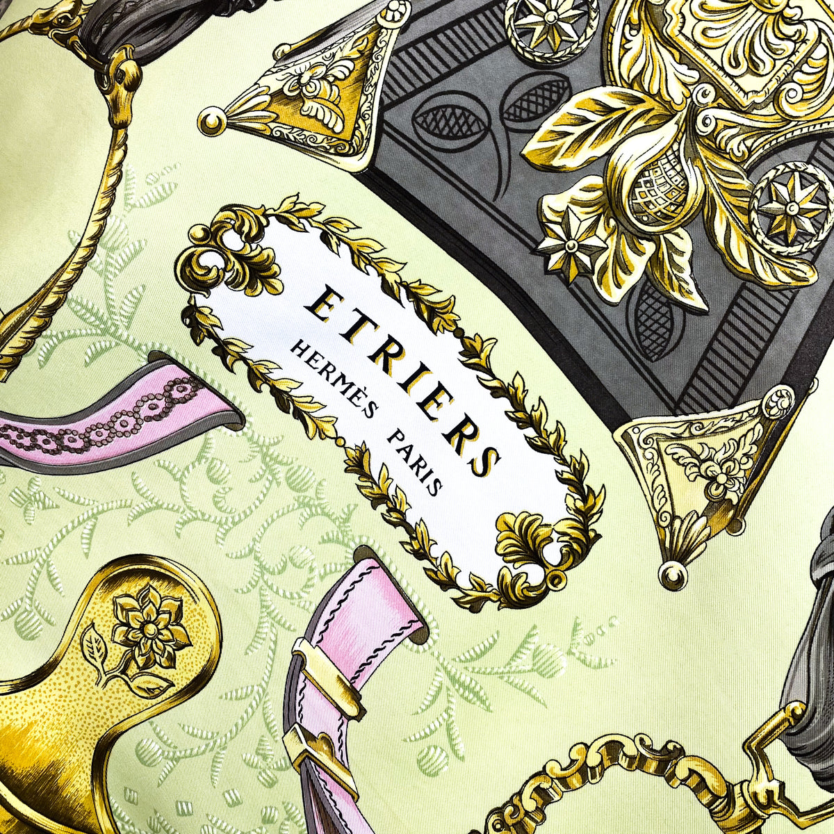 Boxed Hermes Etriers Silk Scarf