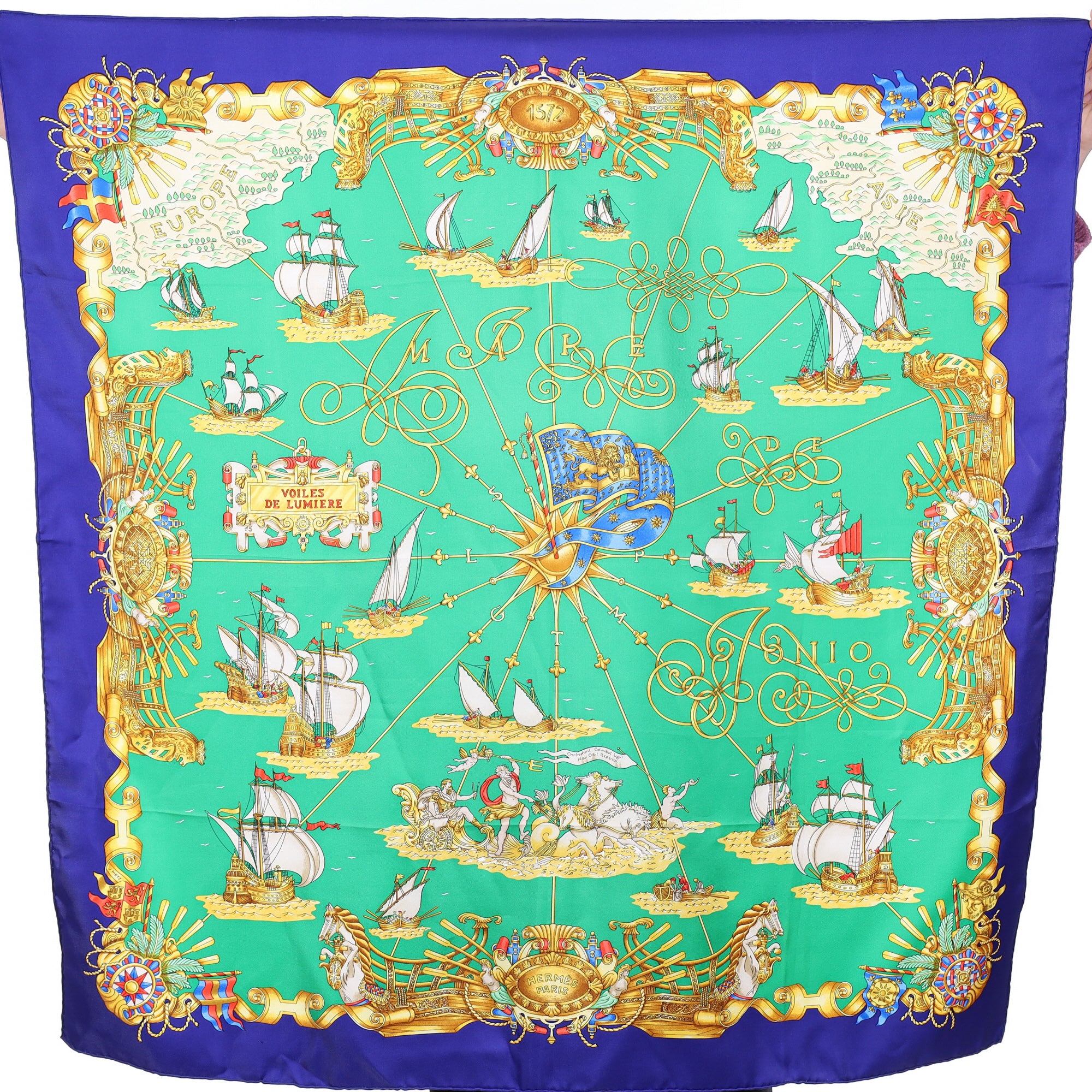 Hermès Voiles de Lumiere Silk Scarf