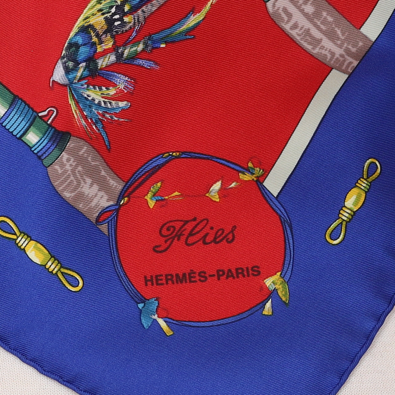 Hermès Flies Silk Scarf Quite Rare