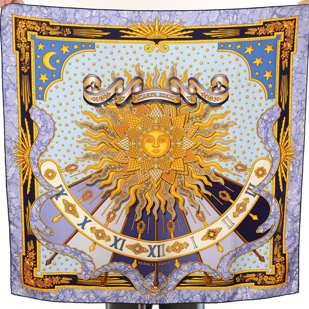 Hermès Carpe Diem Silk Scarf