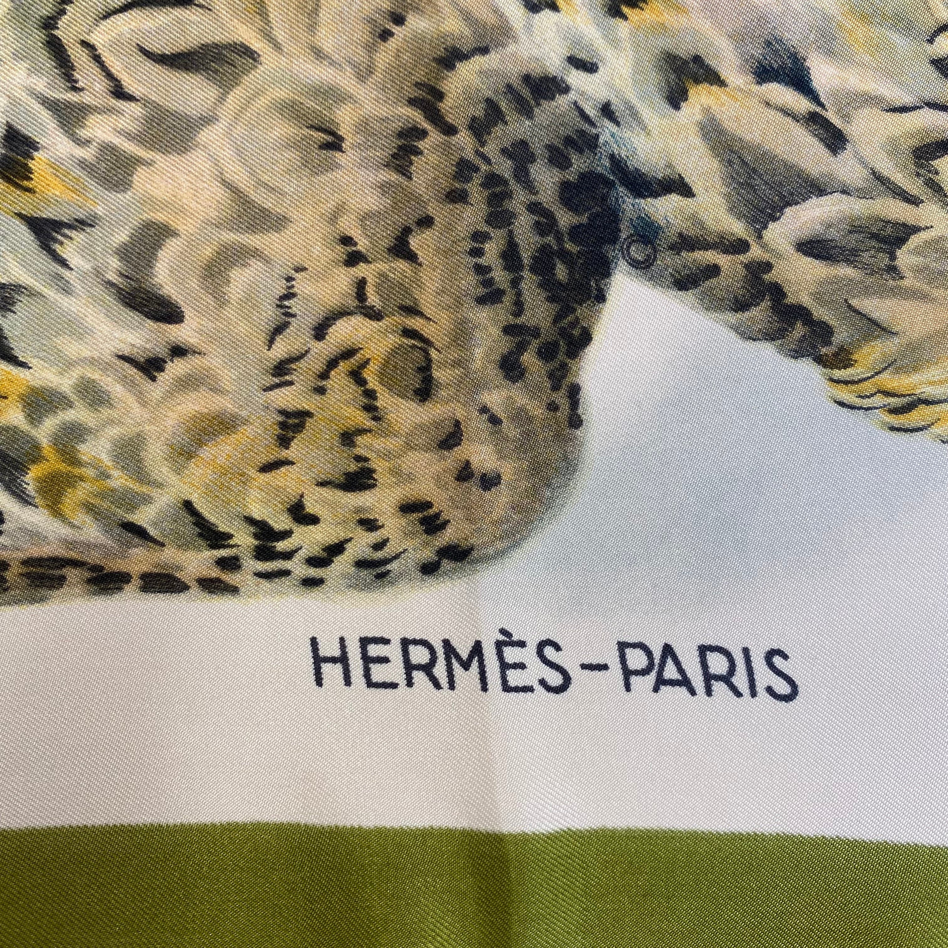 Hermès Belles Chasse Silk Scarf