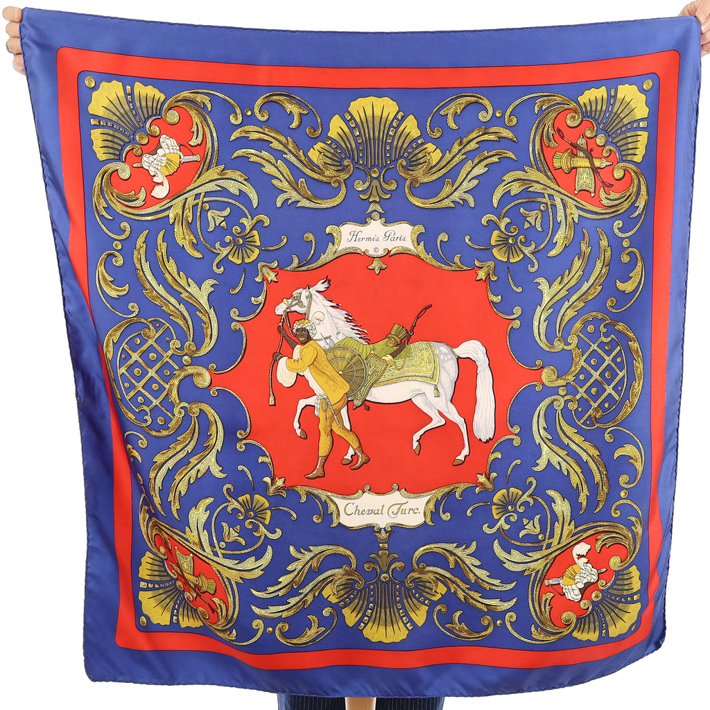 Hermès Cheval Turc Silk Scarf