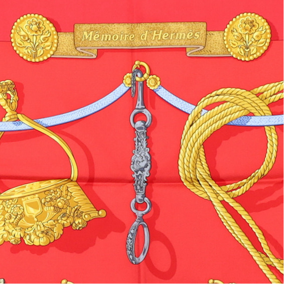 Brand New Boxed Hermès Mémorie d’Hermes Silk Scarf