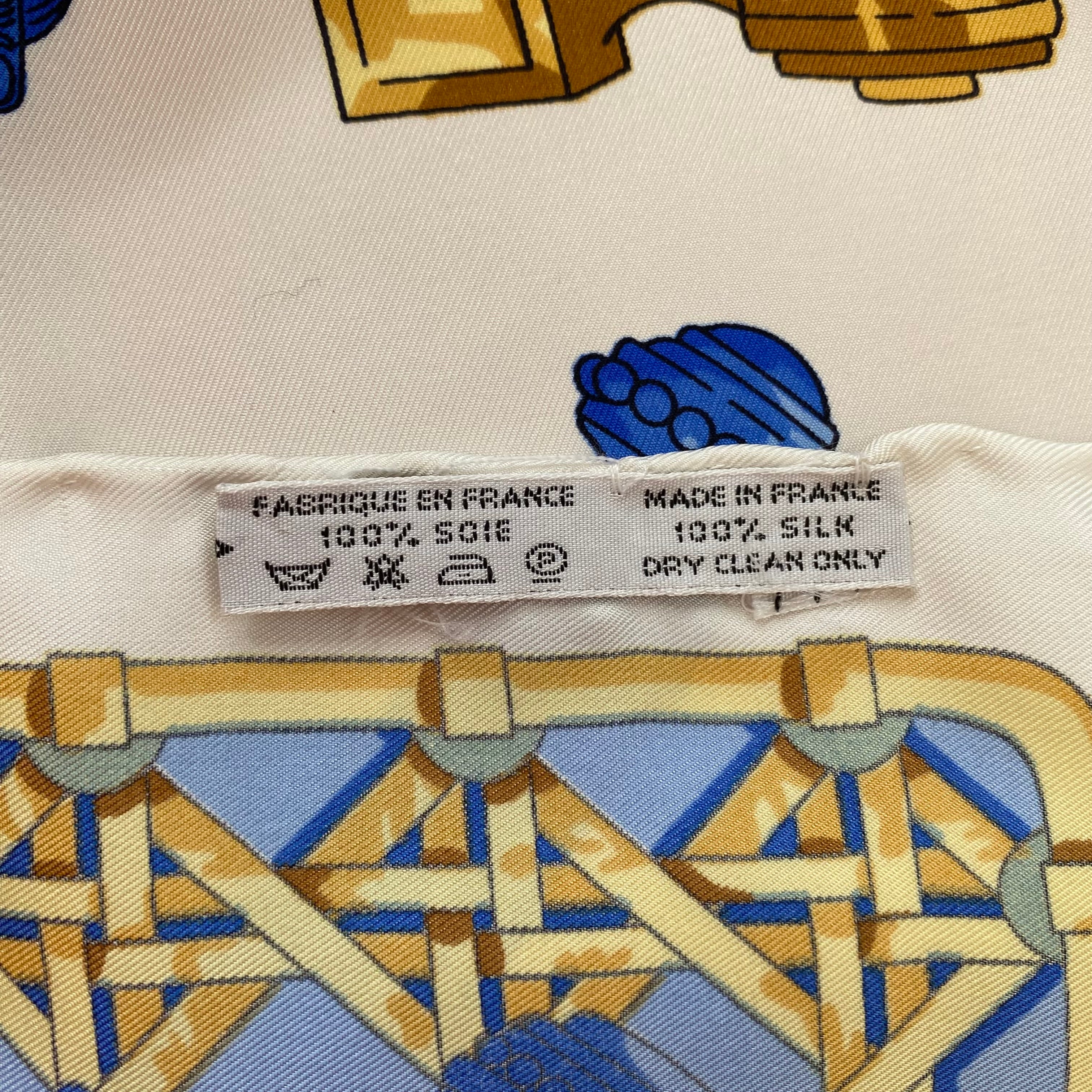 Hermès Feux de Route Silk Scarf