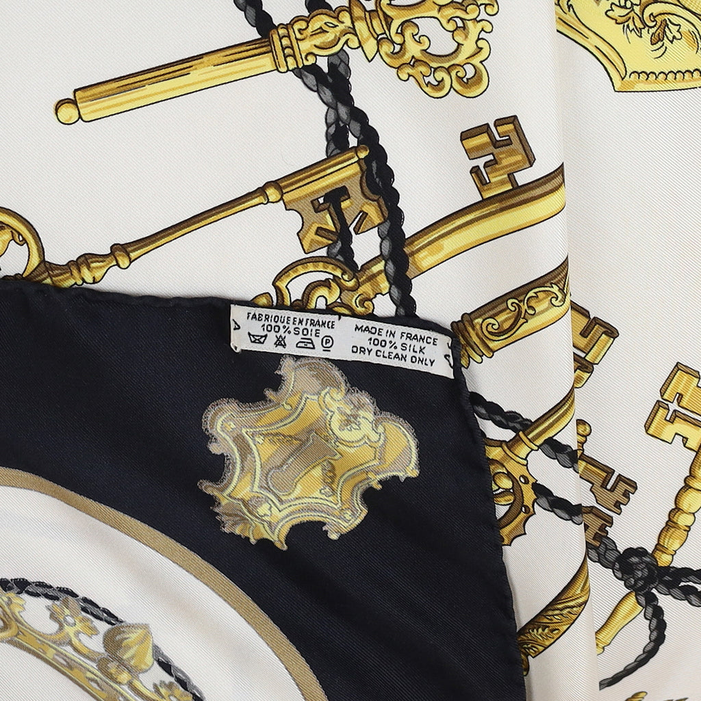 Hermès Les Clefs Silk Scarf