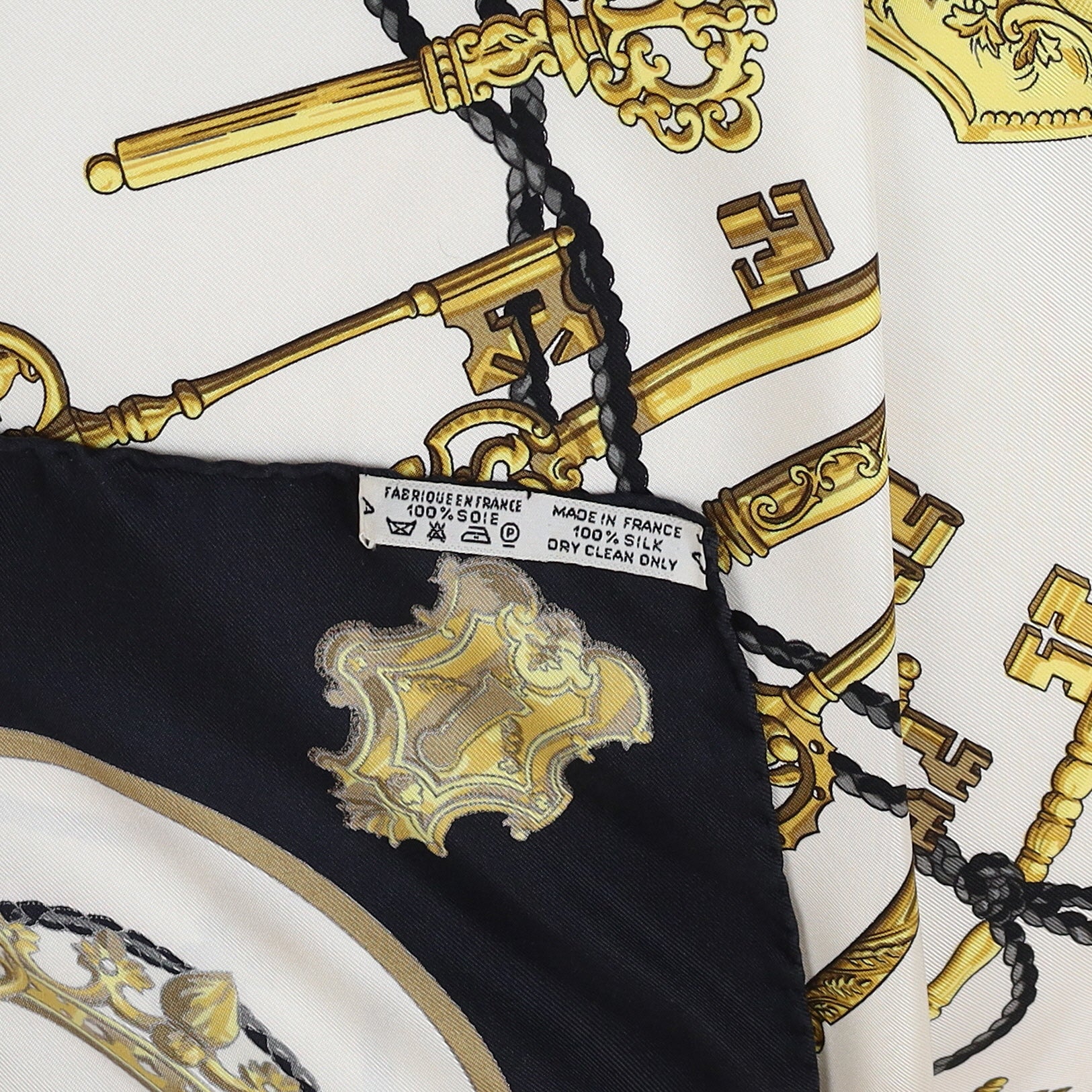 Hermès Les Clefs Silk Scarf