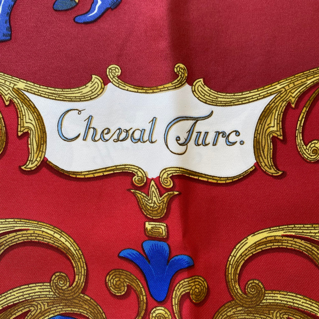 Hermès Cheval Turc Silk Scarf