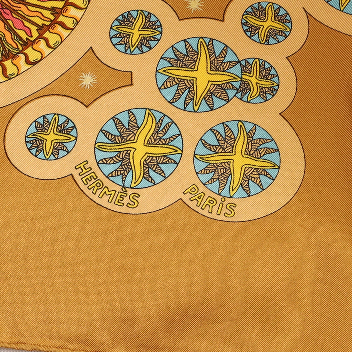 Hermès Le Roy Soleil Silk Scarf