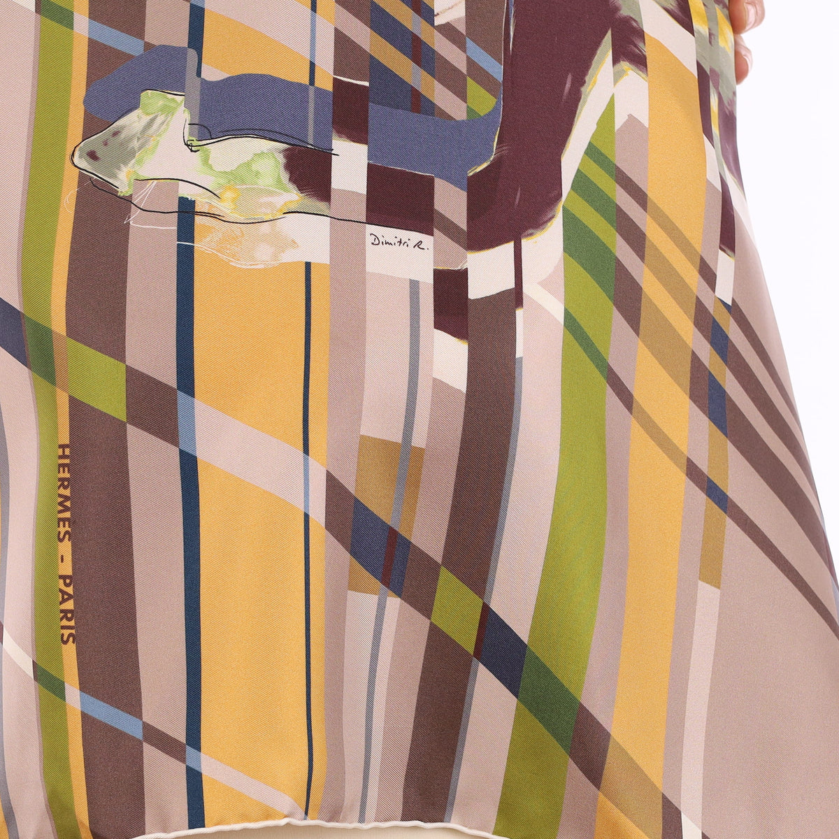 Hermès Photo Finish Silk Scarf