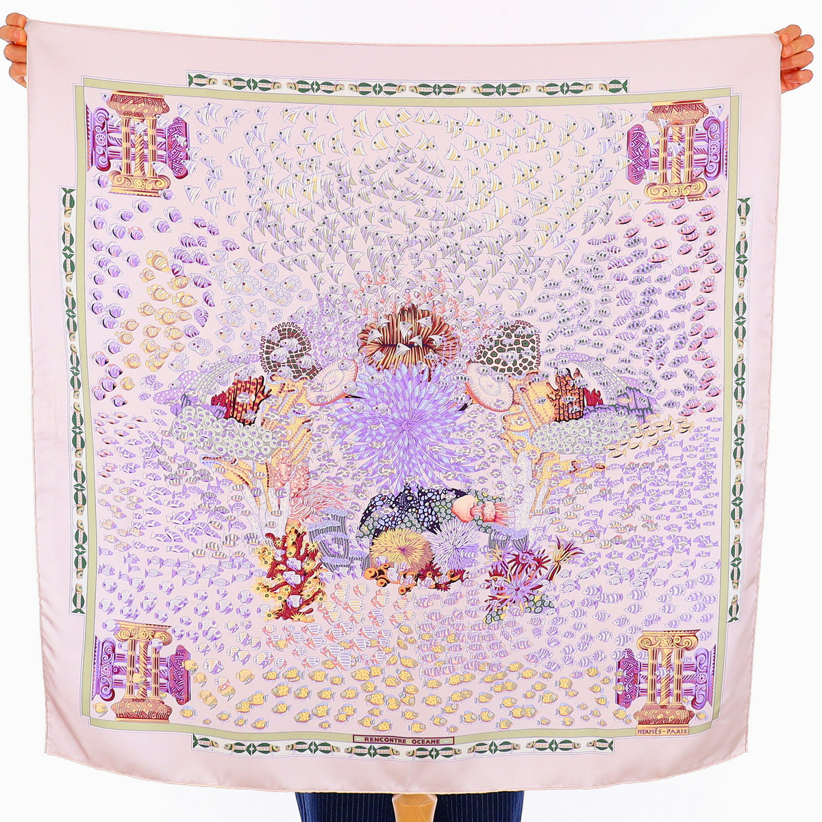 Hermès Rencontre Océane Silk Scarf