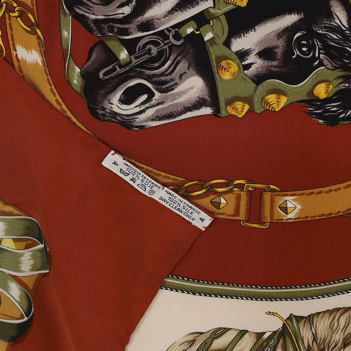 Hermès Chevaux De Trait Silk Scarf