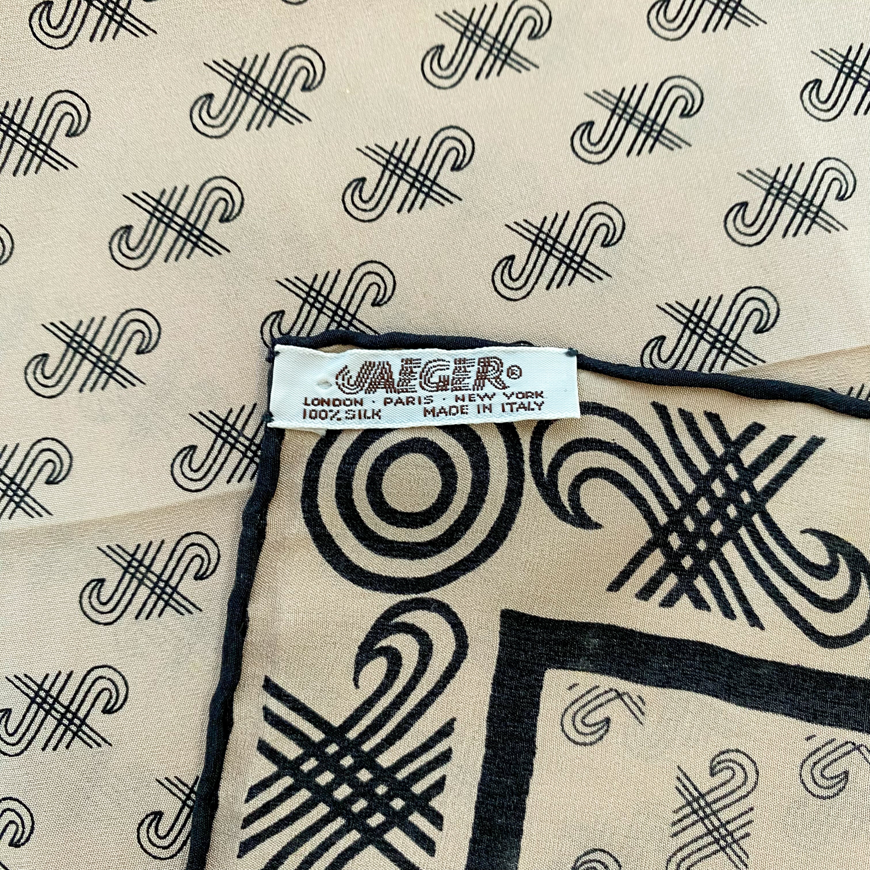 1970’s Jaeger Vintage Silk Scarf